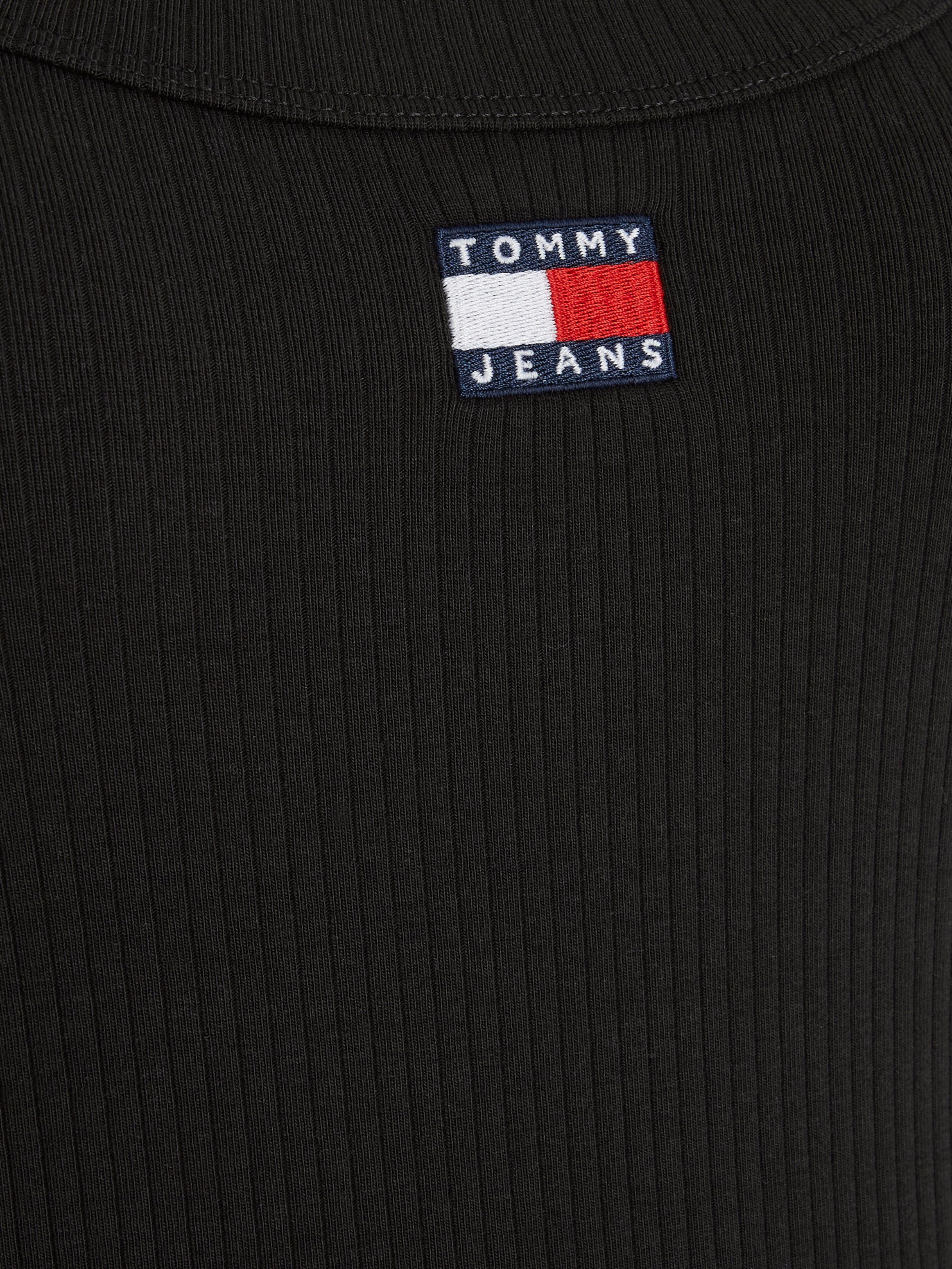 TOMMY JEANS Jerseyjurk TJW BADGE RIB BODYCON LS