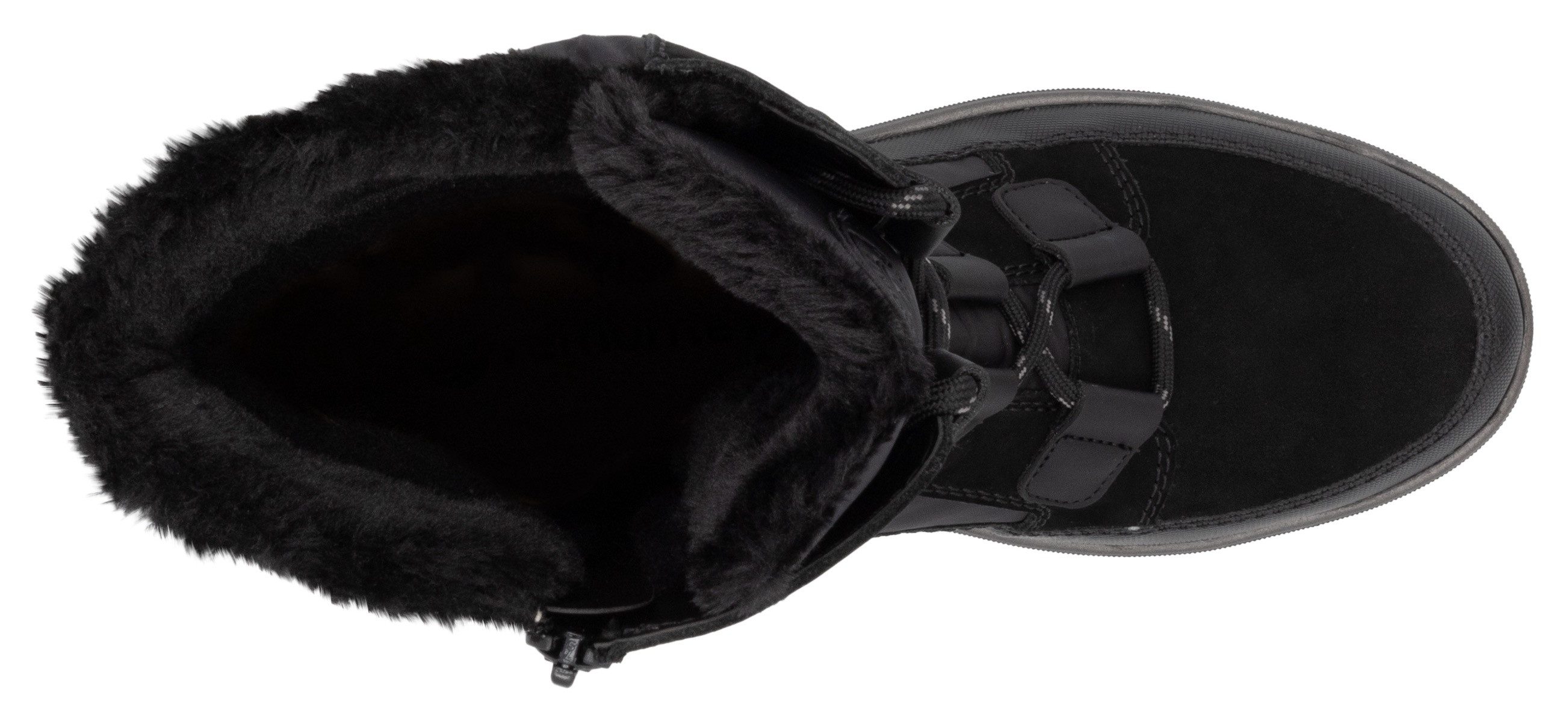 Remonte Winterlaarzen sleehak, veterschoenen, outdoorschoenen met binnenrits