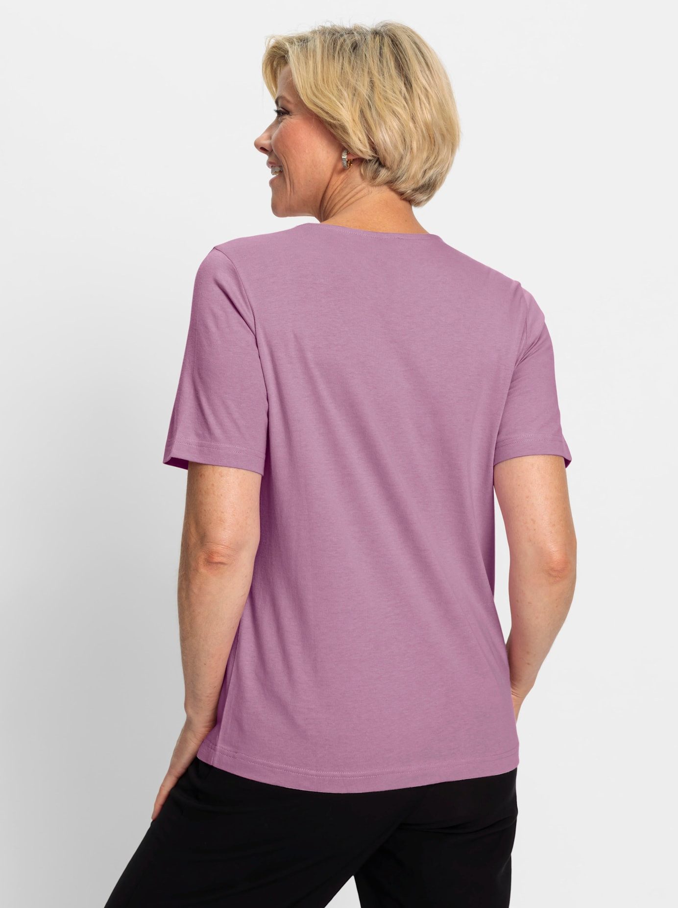 Classic 2-in-1-shirt Shirt (1-delig)