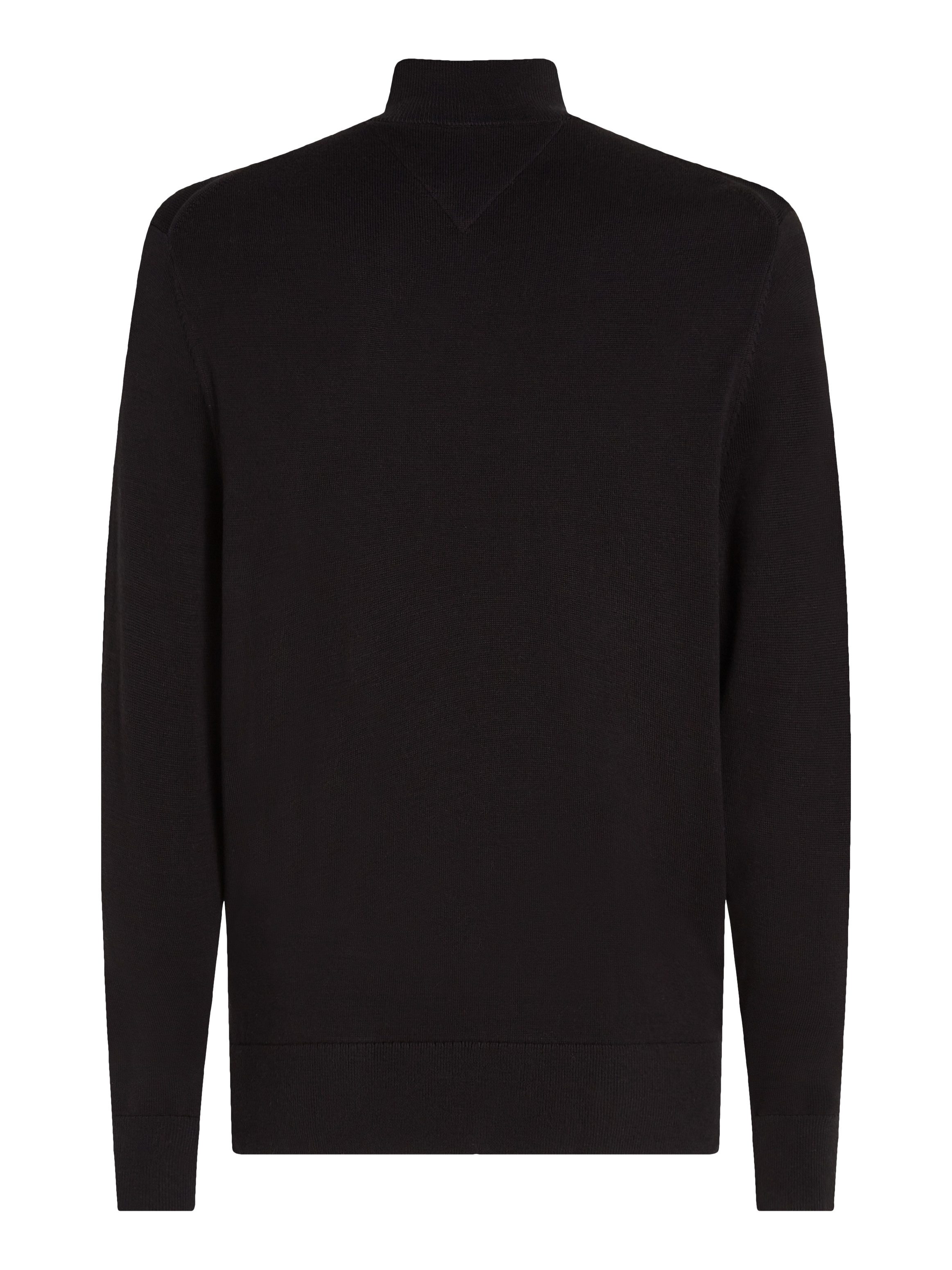 Tommy Hilfiger Schipperstrui ESSENTIAL COTTON ZIP MOCK
