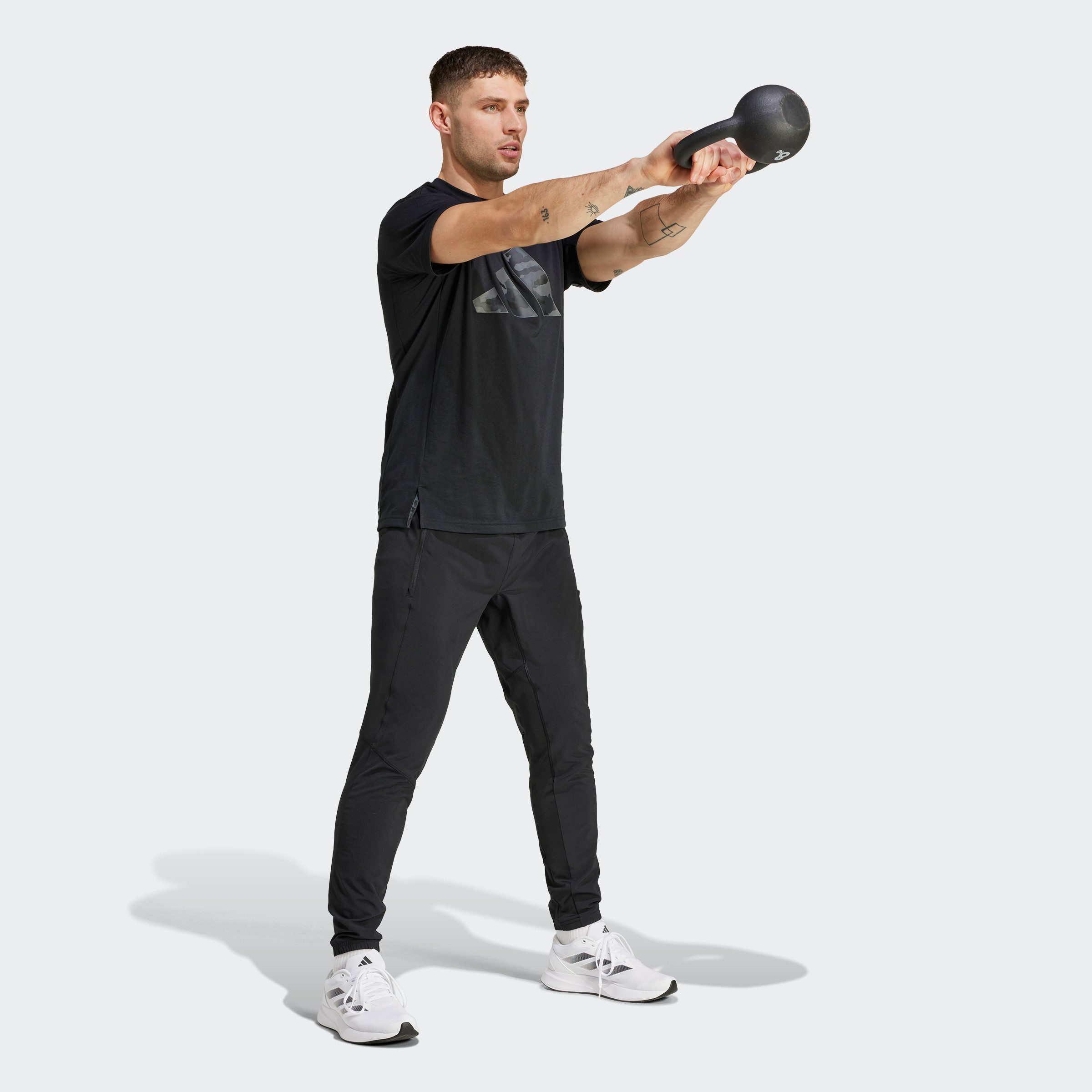 adidas Performance T-shirt CAMO BIG LOGO T