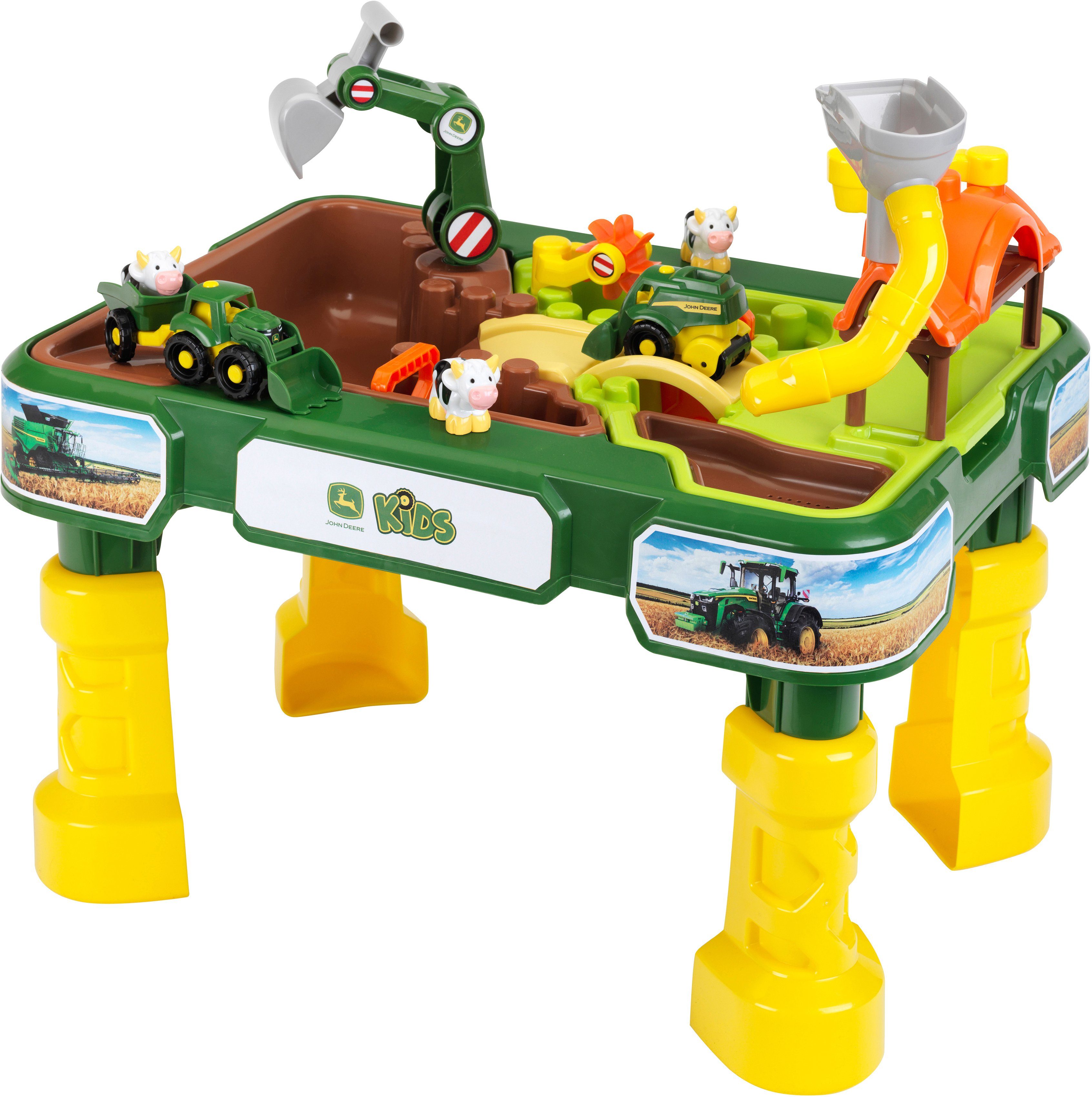 Klein Speeltafel John Deere, 2in1 Farm