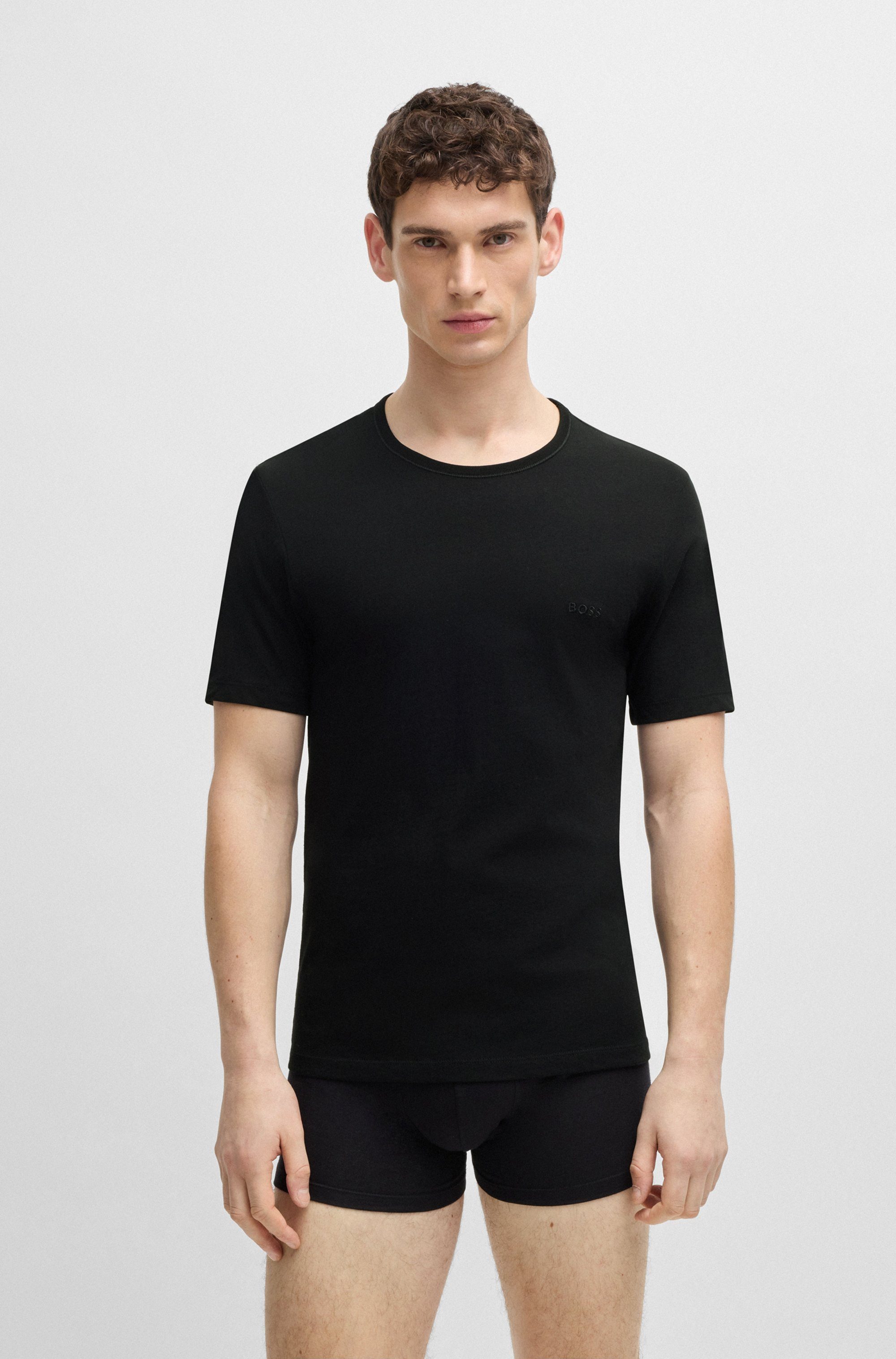 BOSS T-shirt Ronde hals BOSS ONE x David Beckham (3-delig, Set van 3)