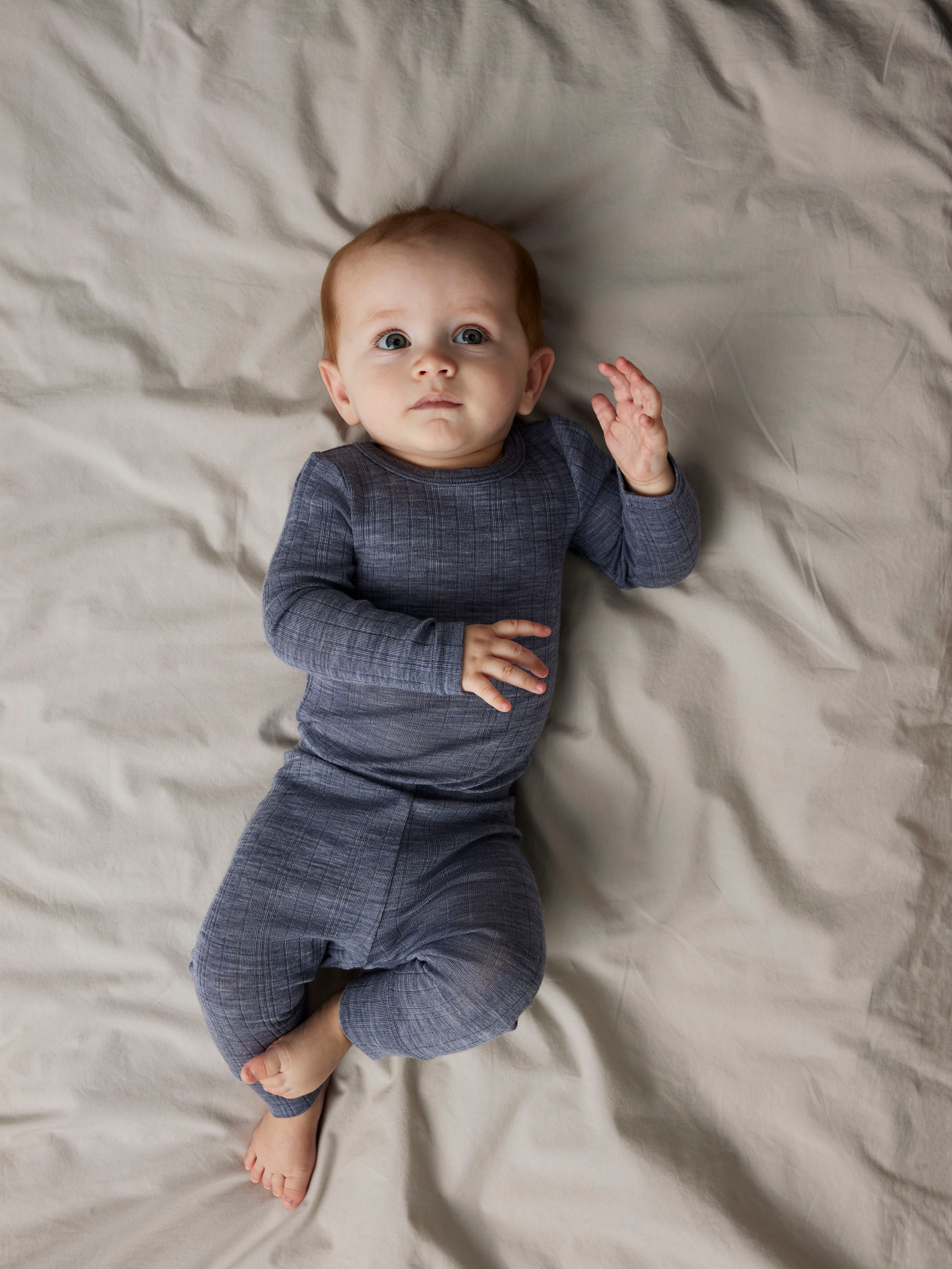 Name It Body met lange mouwen NBMWANG WOOL NEEDLE LS BODY SOLID NOOS