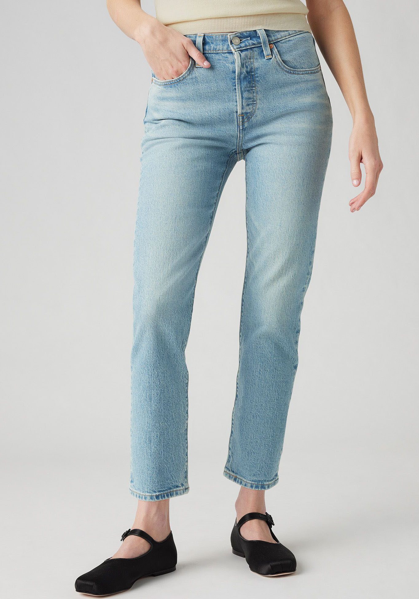 Levi's 7 8 jeans 501 CROP 501 collectie 5-pocket-stijl