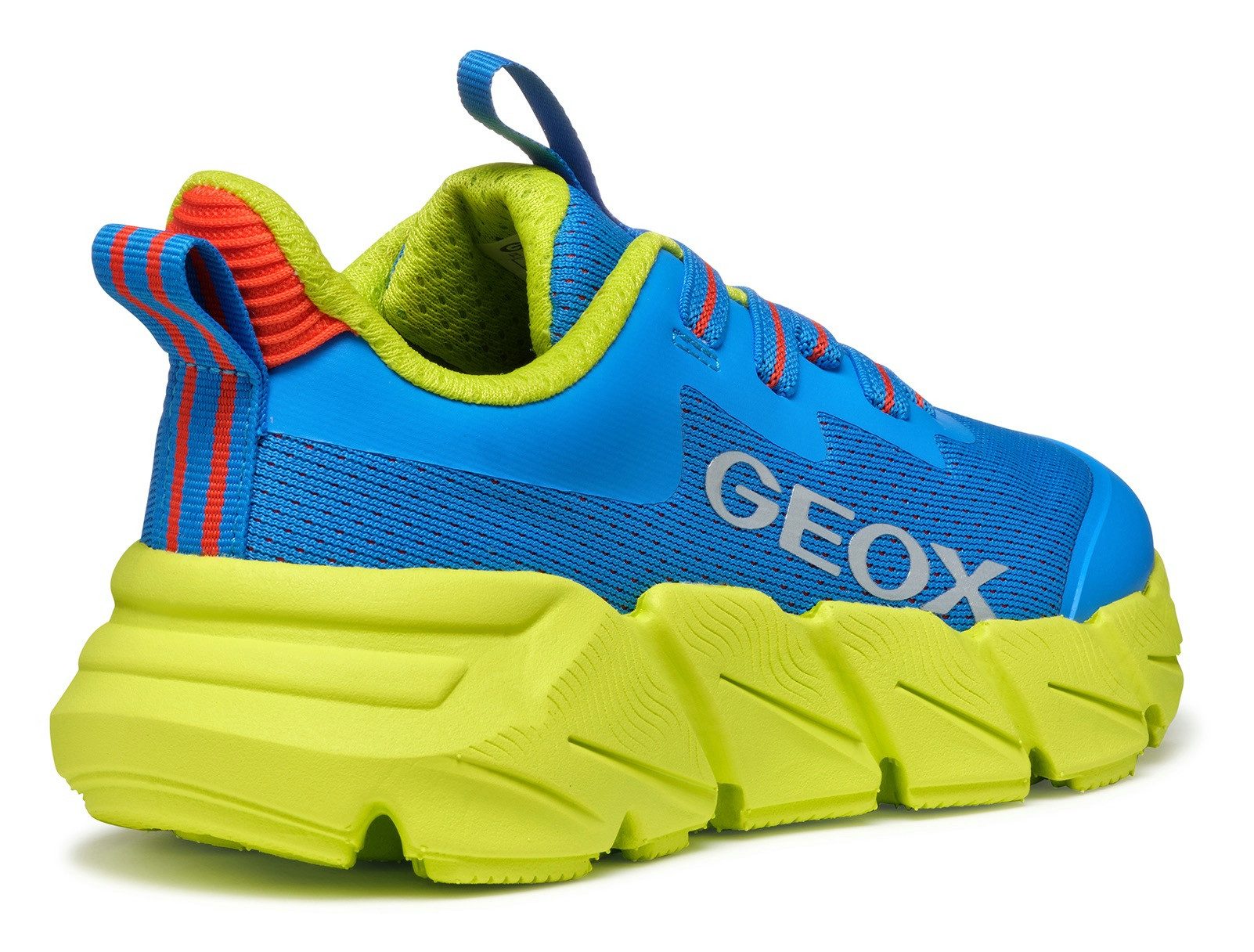 Geox Sneakers J FLEXYPER FAST BOY , chunky sneaker, loopschoen, sportschoen met praktische elastische band