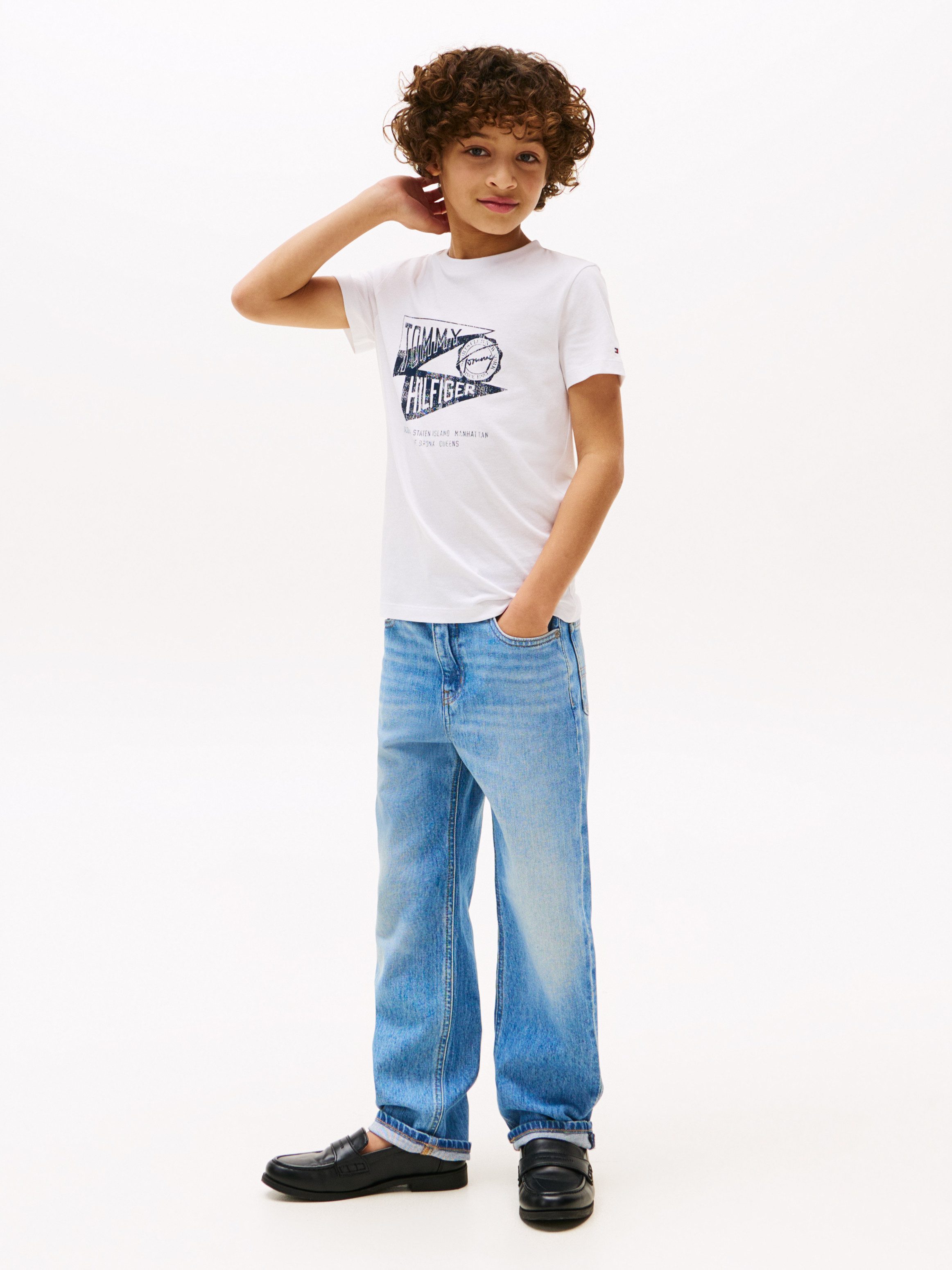 Tommy Hilfiger T-shirt TEXTURED GRAPHIC PRINT TEE SS
