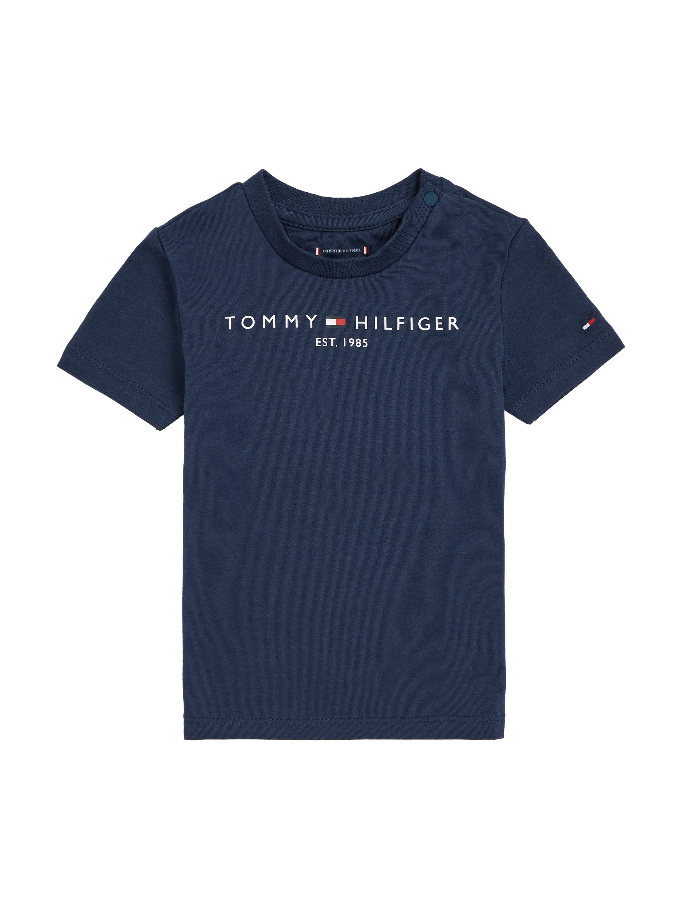 Tommy Hilfiger Shirt met ronde hals BABY ESSENTIAL TEE S S met -logo-opschrift