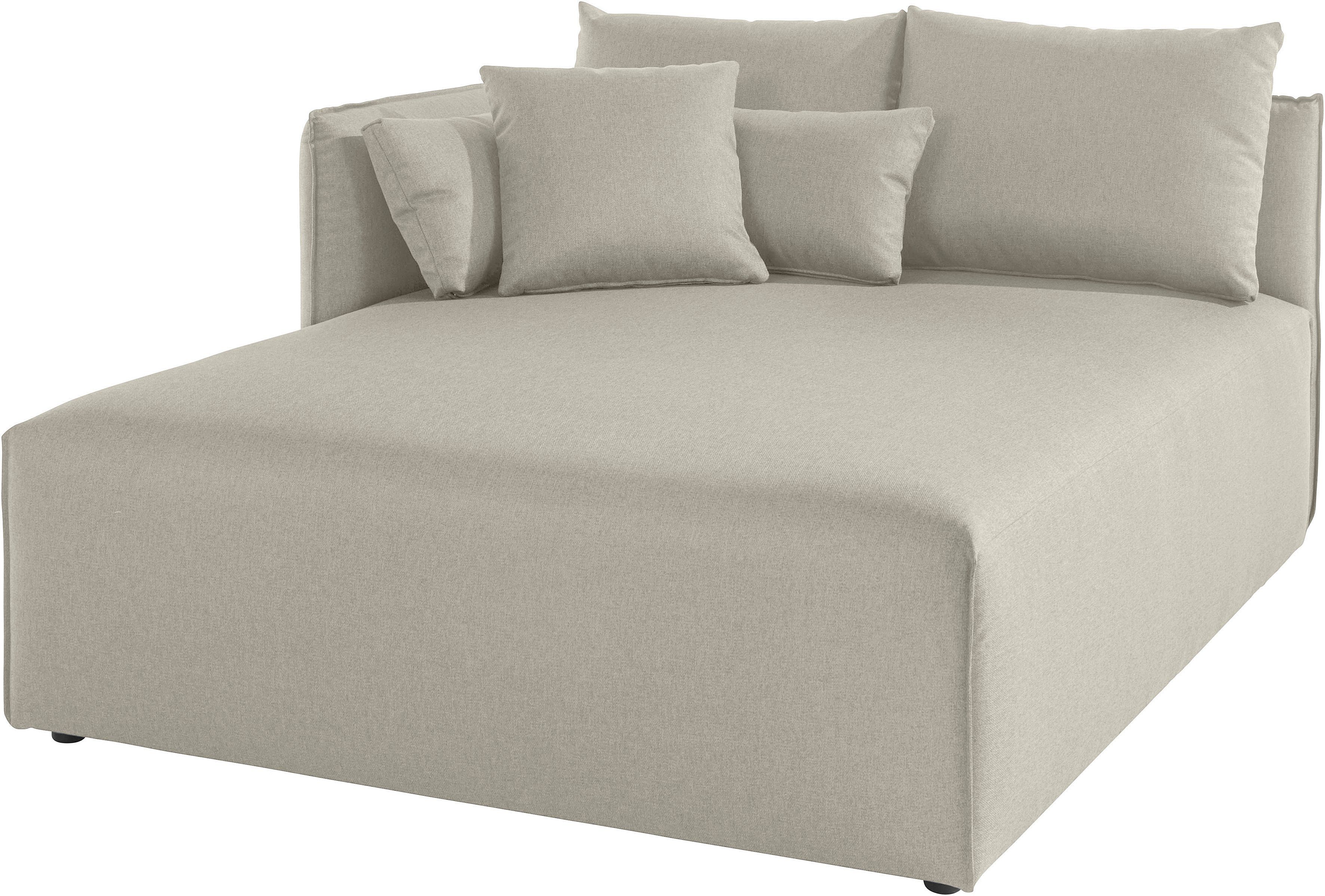 andas Ottomane Nöre Lounge-module - om zelf samen te stellen, breedte 138 cm, diepte 168 cm