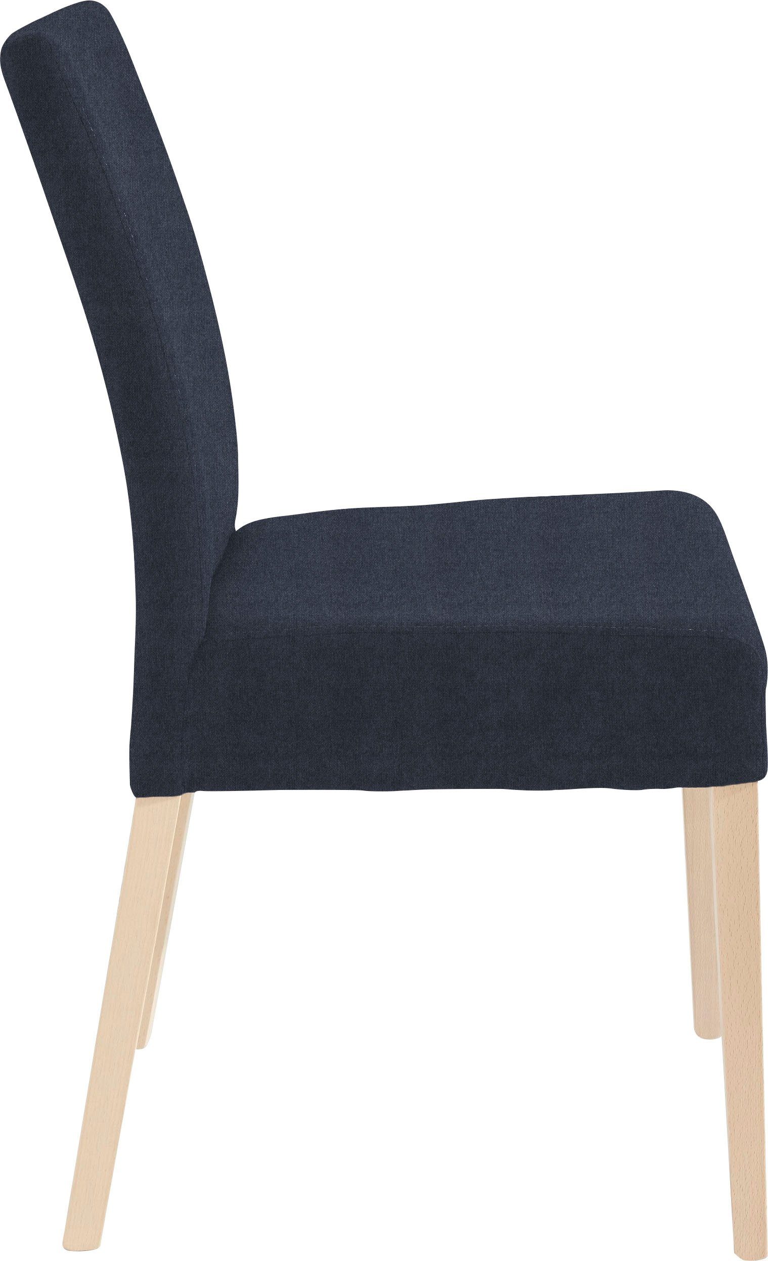 Home affaire Stoel met 4 poten Umag Zacht verdikte zitting en rugleuning (set, 2 stuks)