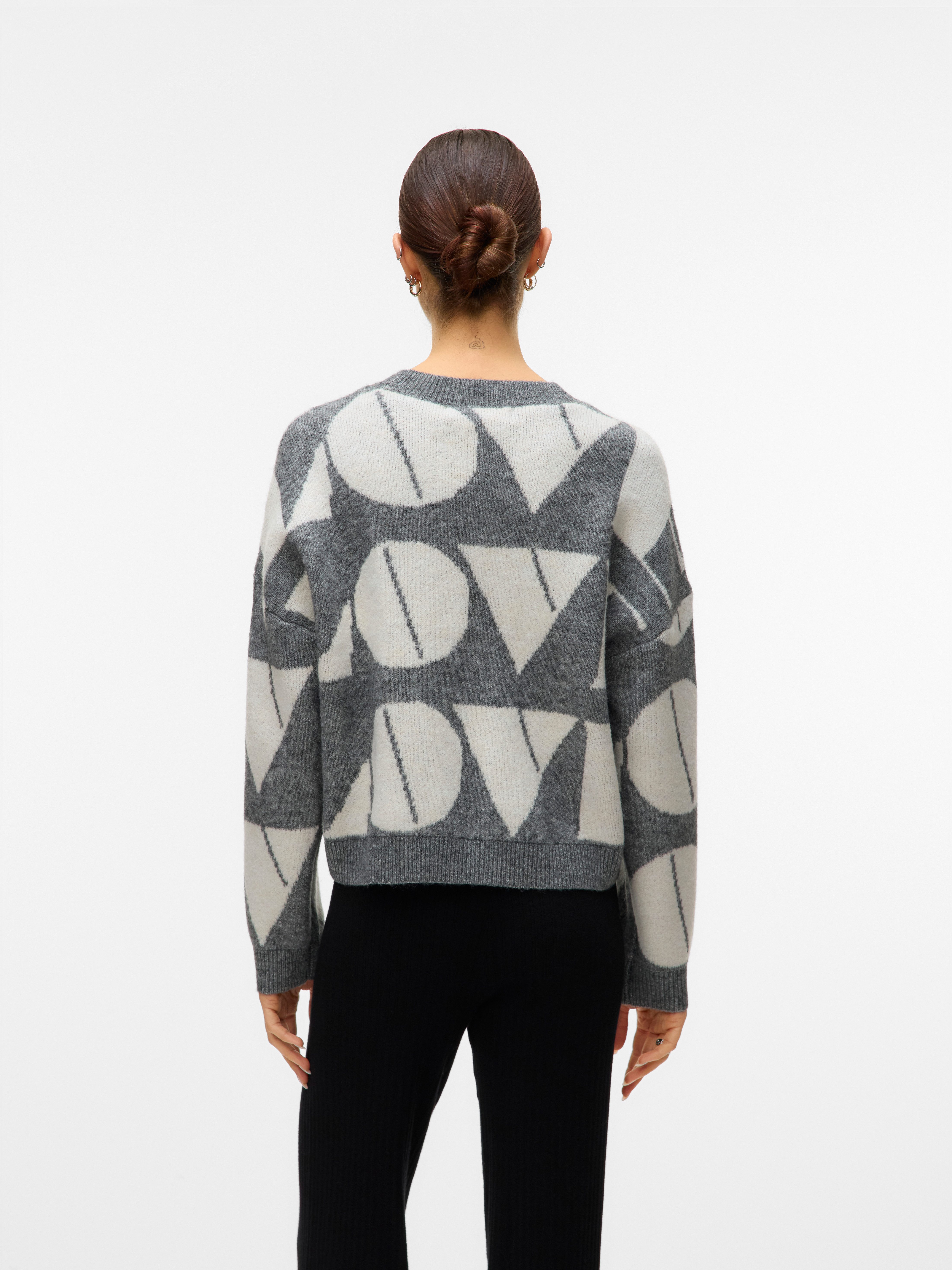 Vero Moda Gebreide trui VMLOVE LS O-NECK PULLOVER BOO