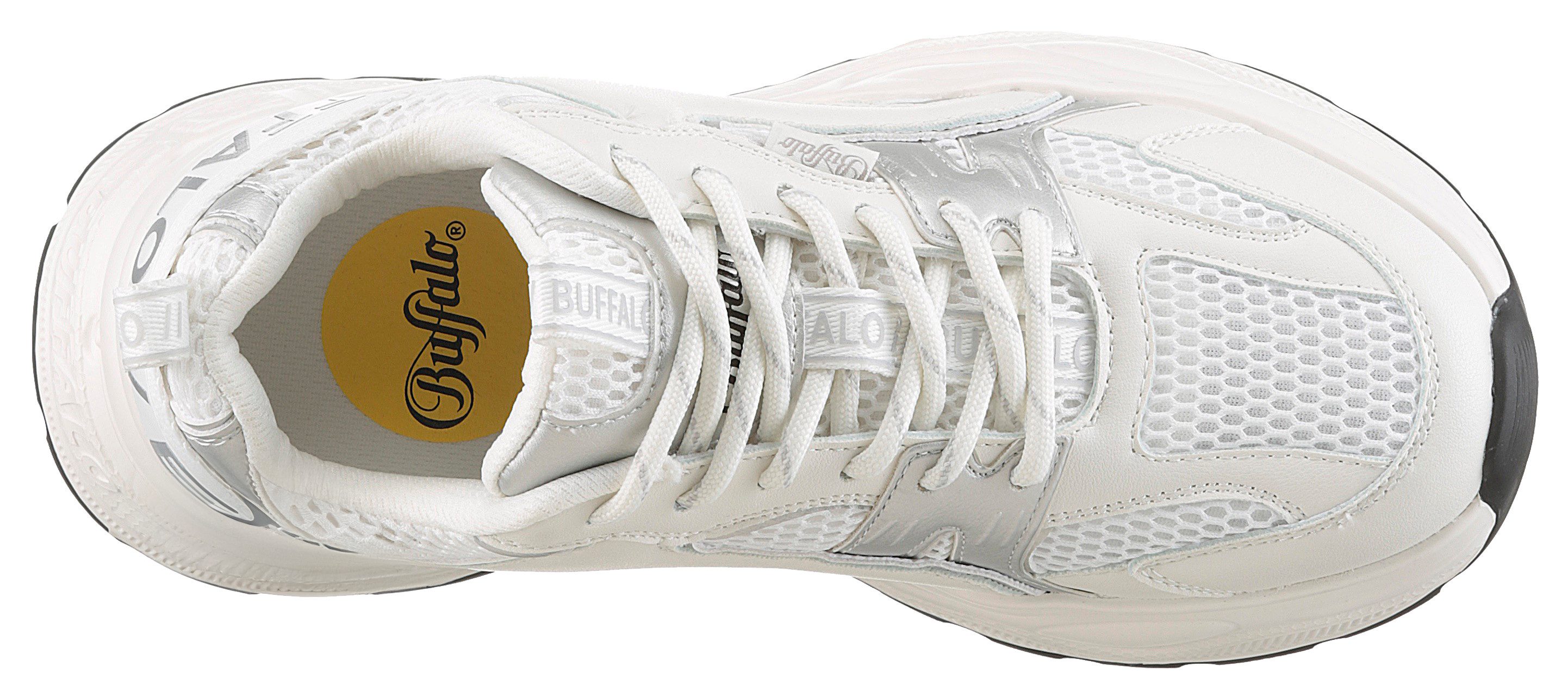 Buffalo Plateausneakers PARA , chunky sneaker, veterschoen, vrijetijdsschoen, memory foam binnenzool