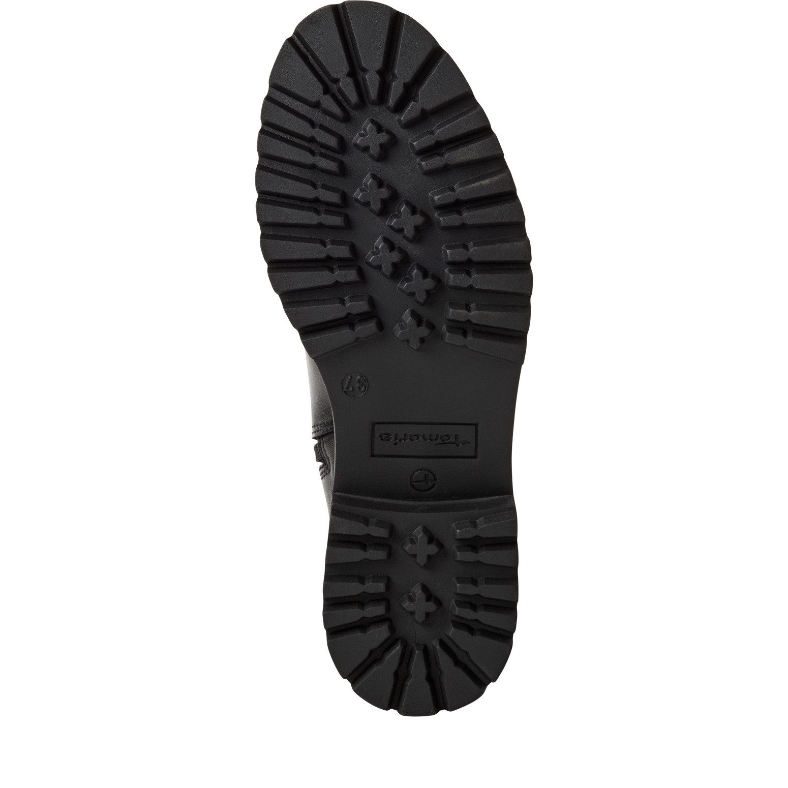 Tamaris Laarzen blokhak, lange laars met stretchfunctie op de schacht