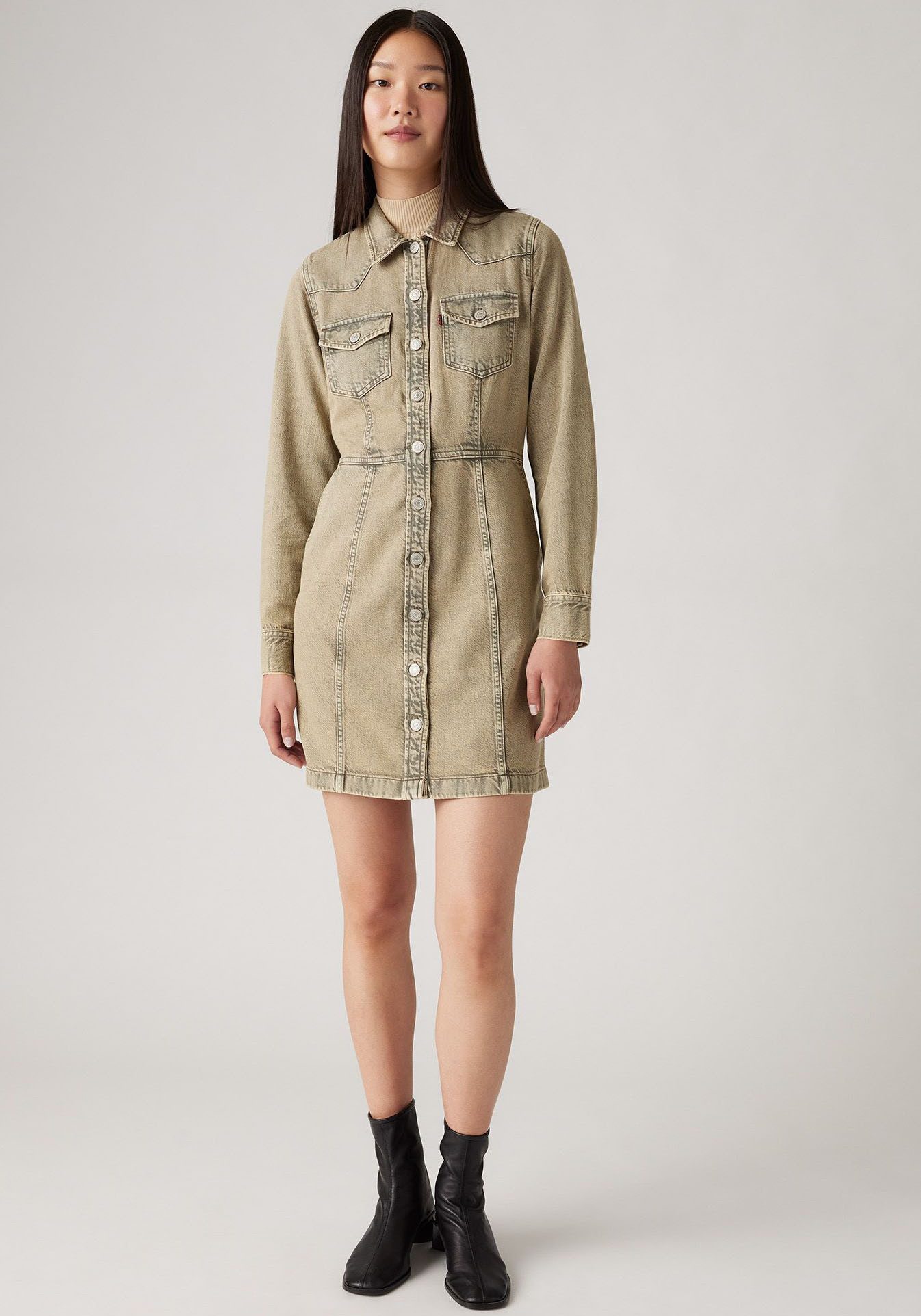 Levi's® Jeans jurk FLYNN WESTERN CORE DRES (Nieuwe collectie)