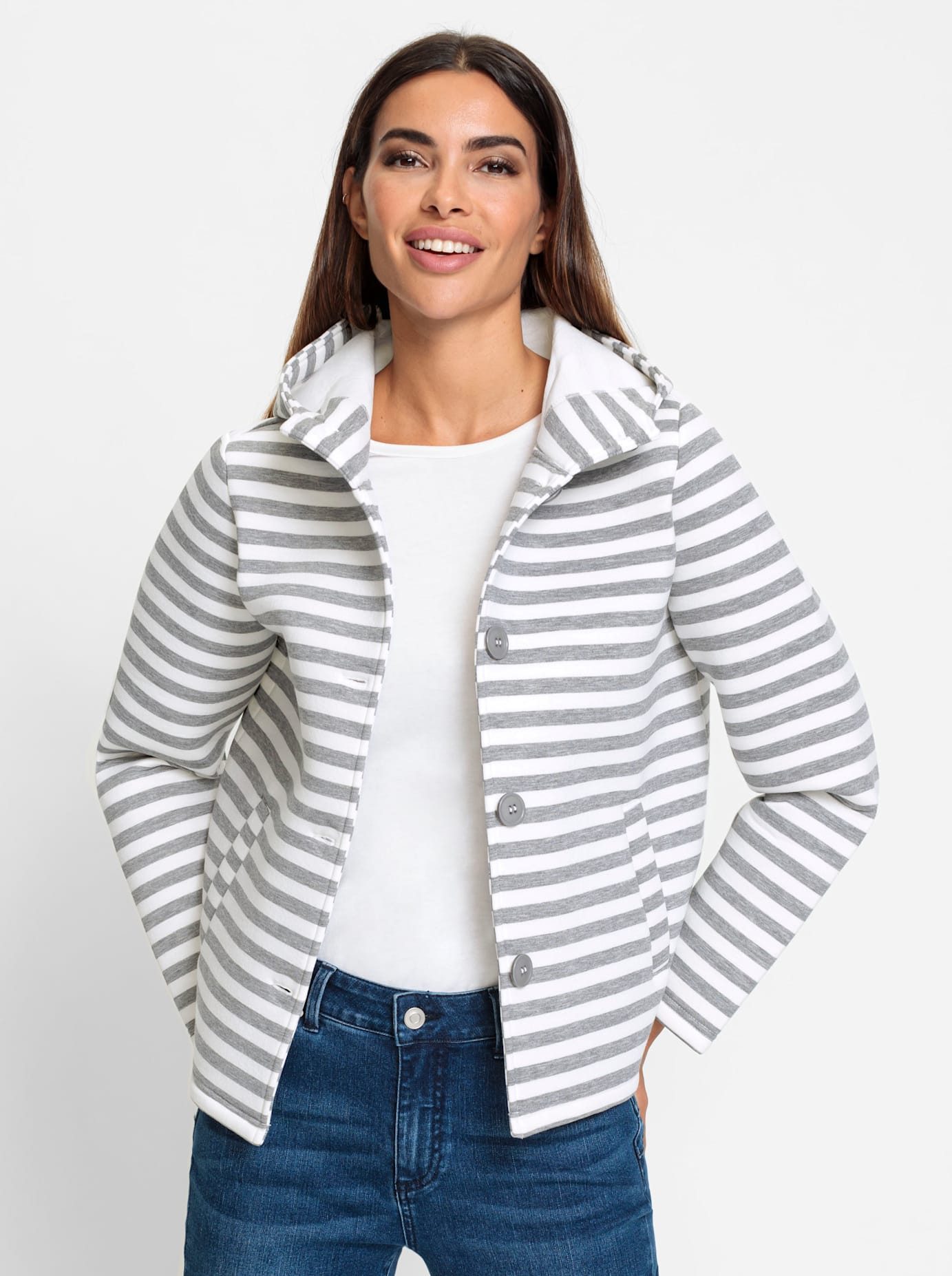 heine Shirtjasje Sweatvest (1-delig)