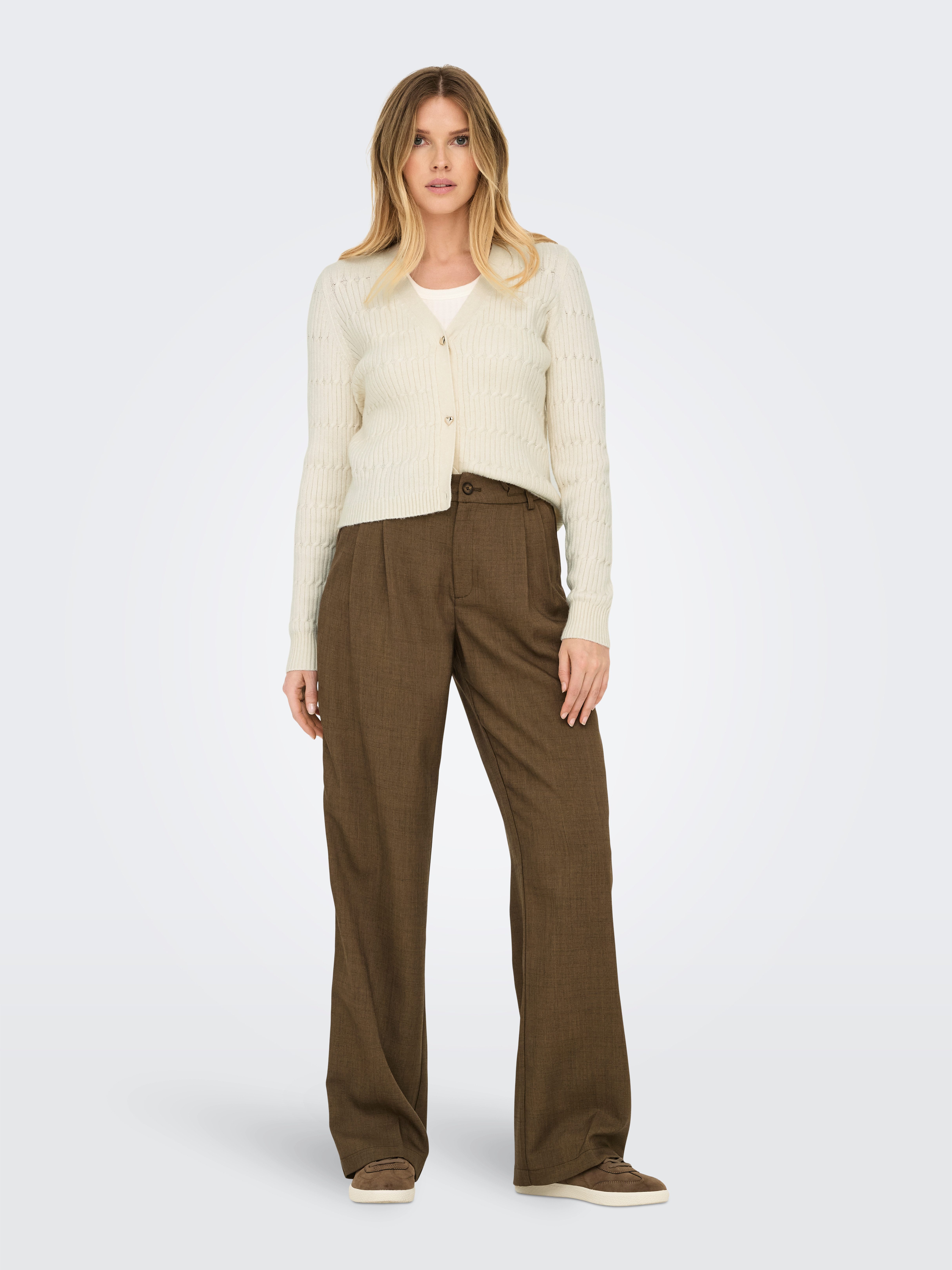 Only Vest ONLKATIA LS CABLE V-NECK CARDIGAN CC KNT