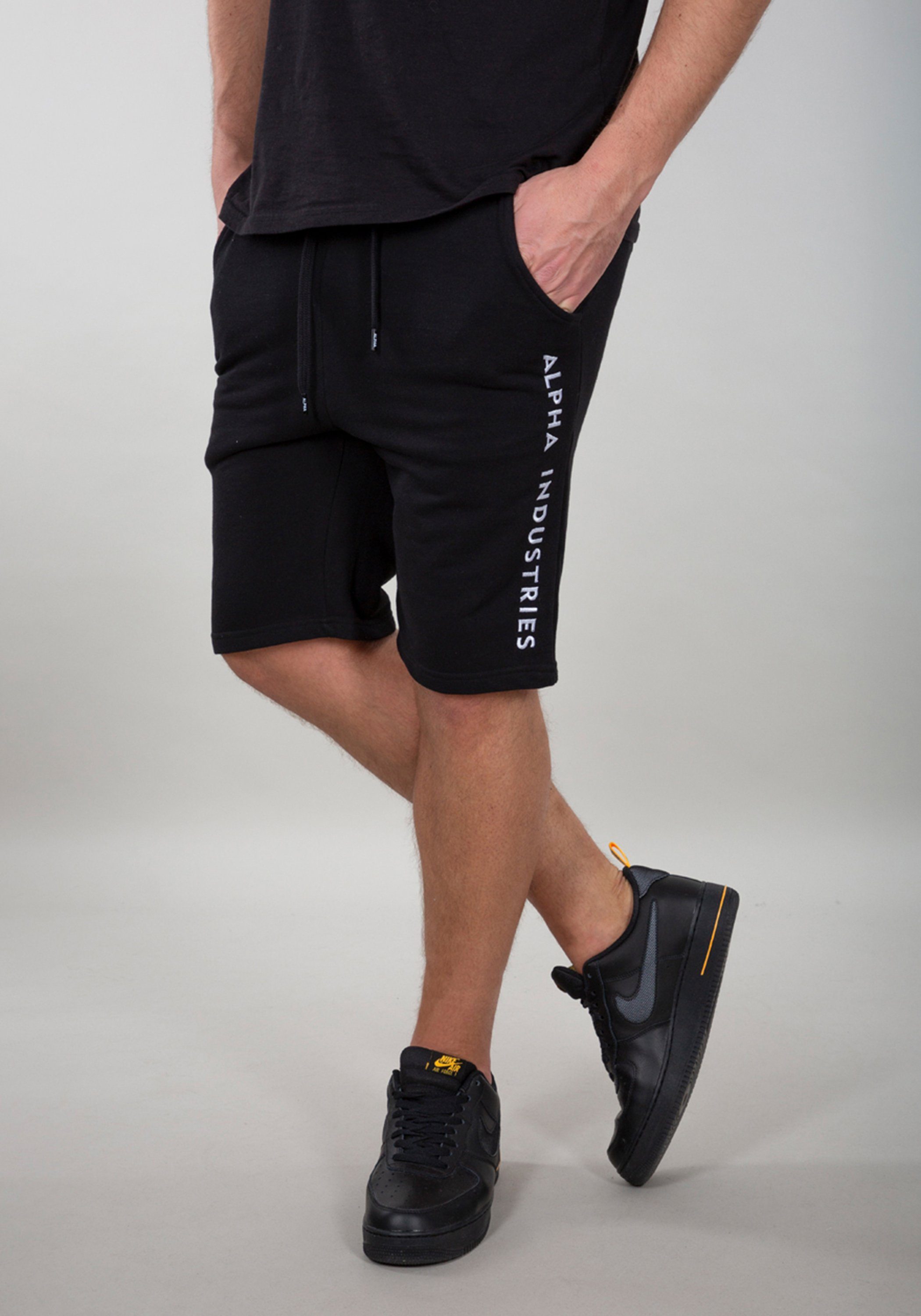 Alpha Industries Sweatshort Alpha Industries Men - Shorts AI Sweat Short heren broeken maat XS zwart