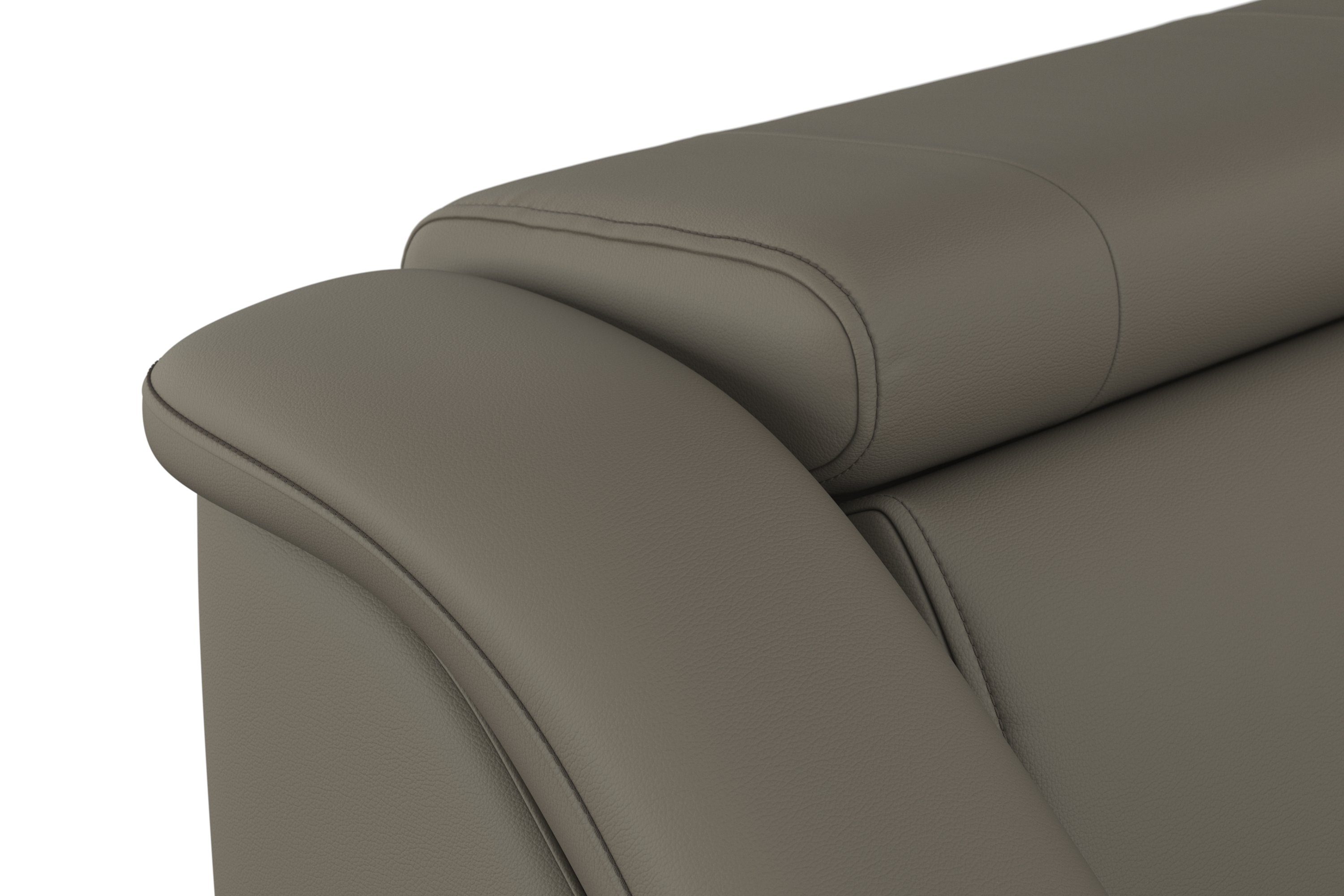 sit&more Hoekbank Freetown L-vorm met verstelbare hoofdsteun en comfortabele binnenvering