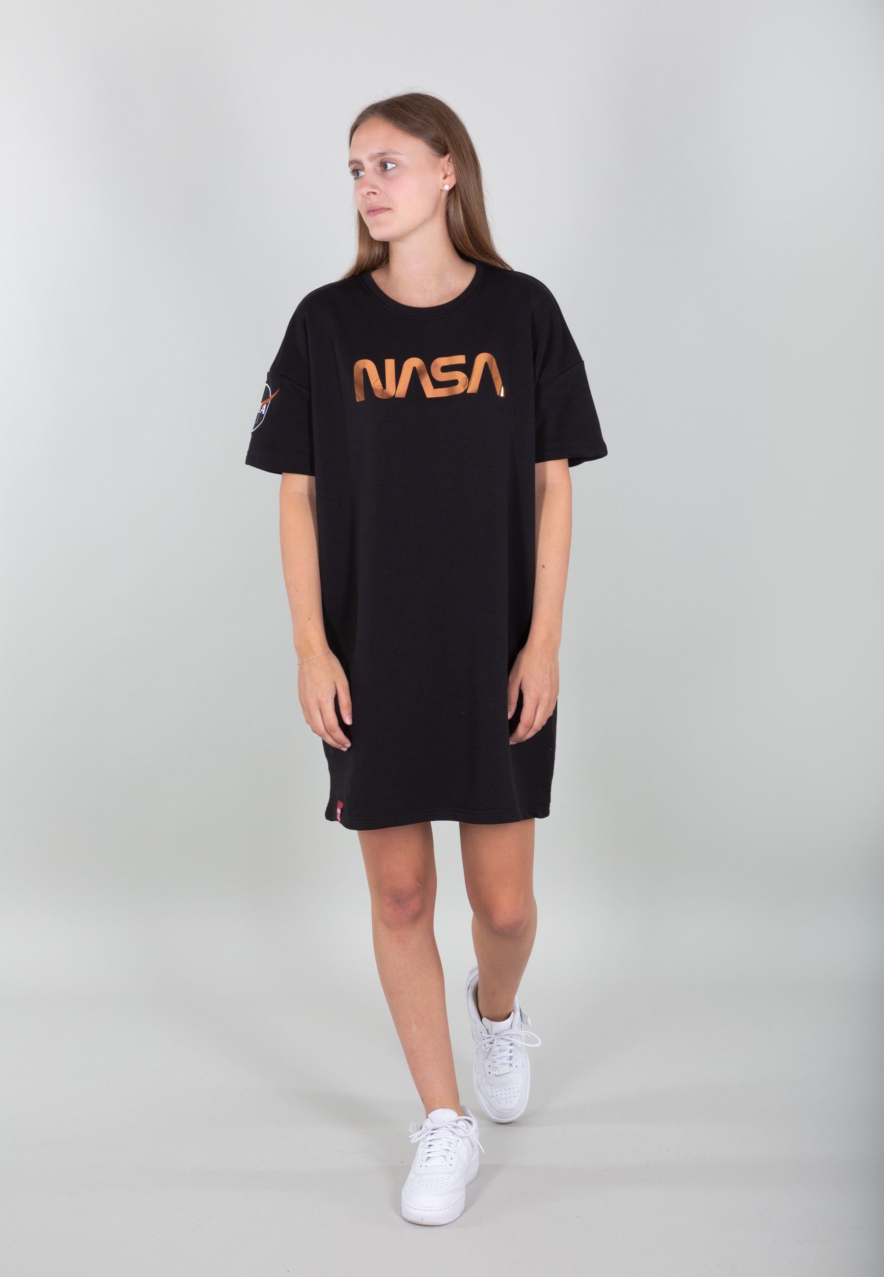 Alpha Industries T-shirt Alpha Industries Women - T-Shirts NASA Long T OS Women dames shirts maat S zwart