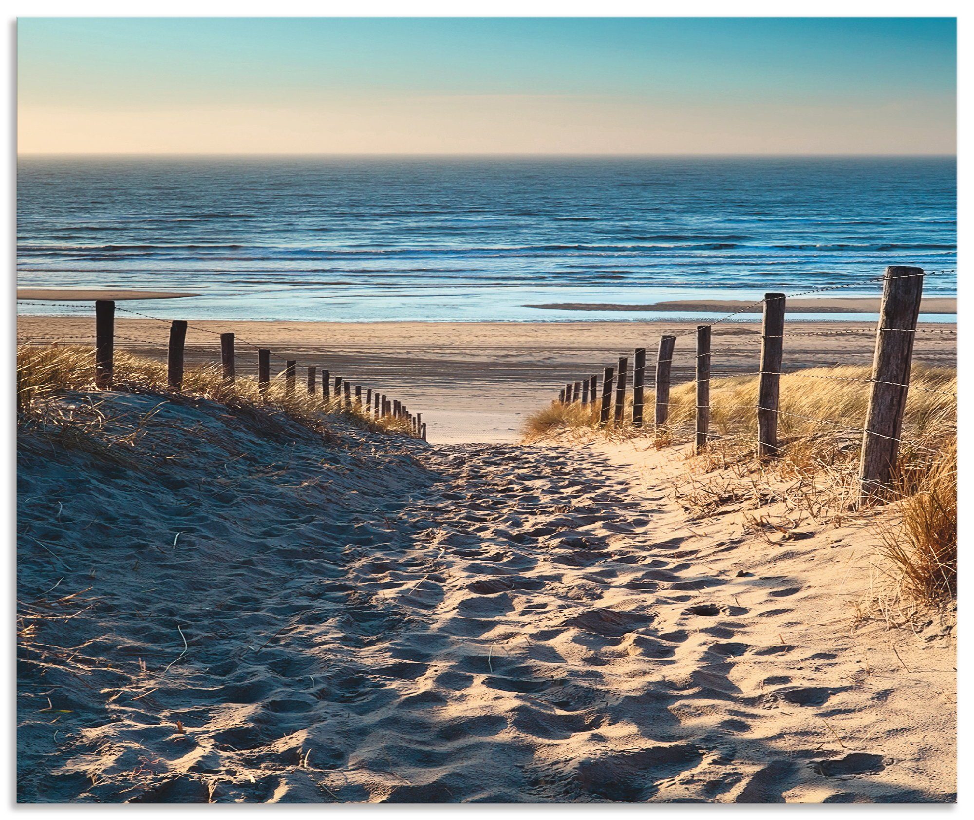 Artland Keukenwand Weg naar het Noordzeestrand zonsondergang zelfklevend in vele maten - spatscherm keuken achter kookplaat en spoelbak als wandbescherming tegen vet, water en vuil