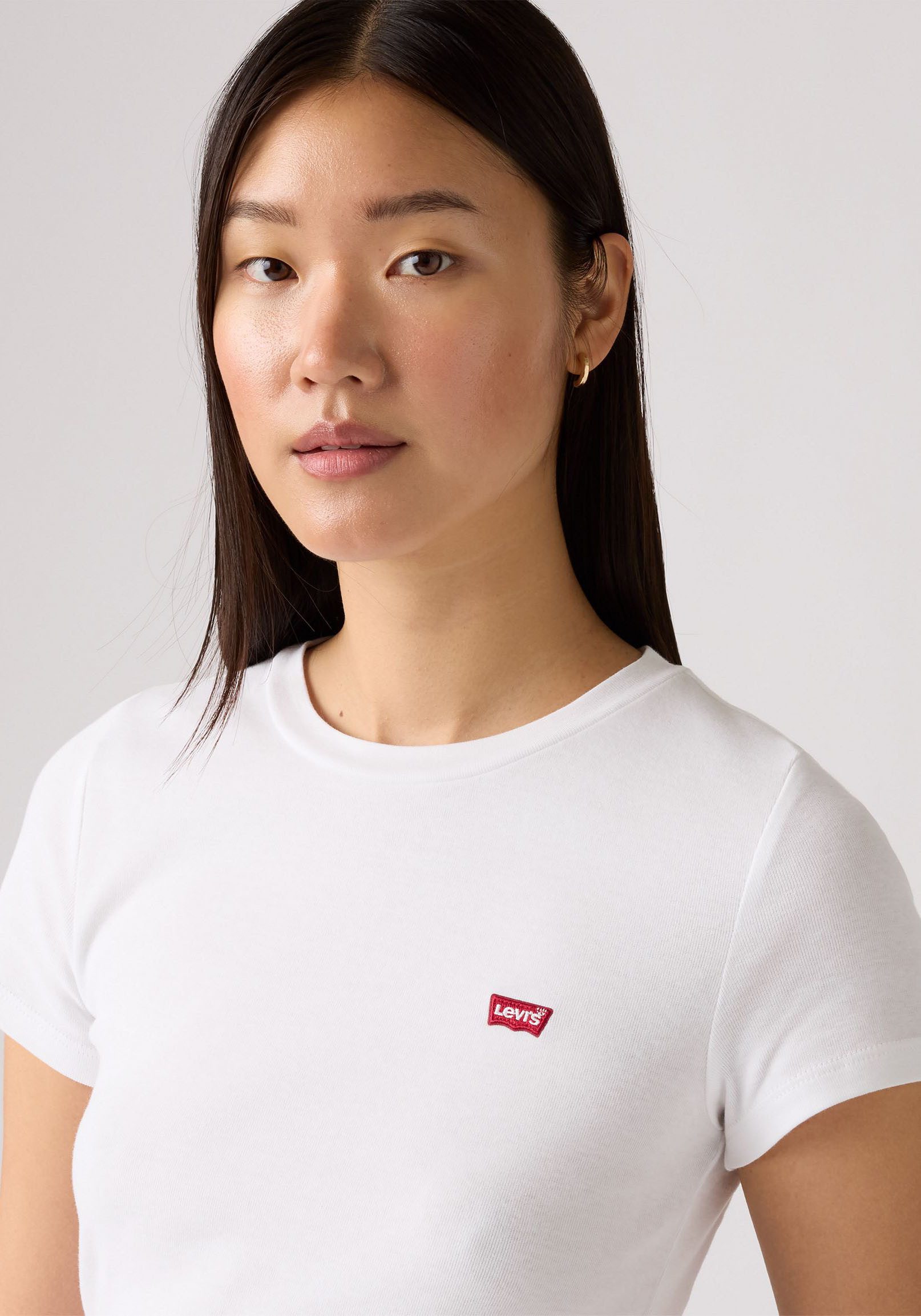 Levi's® T-shirt Mini-Logo met klein logoborduursel op borsthoogte (set, 2-delig)