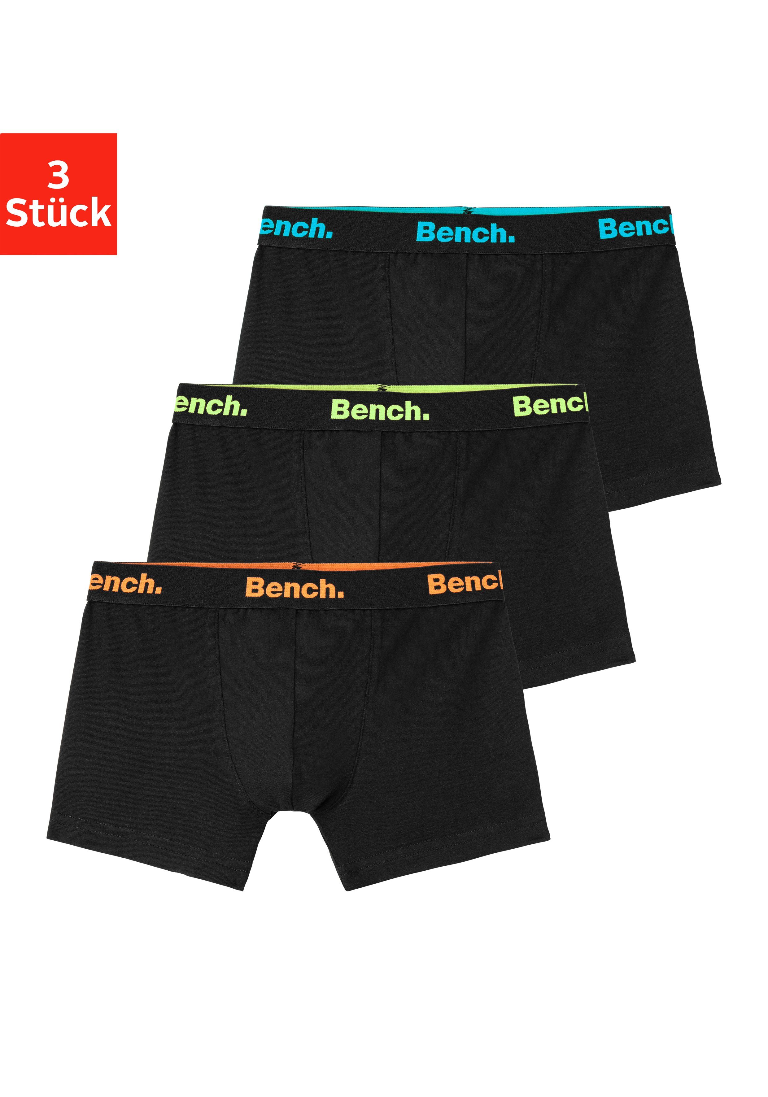 Bench. Boxershort voor jongens (set, 3 stuks) jongens boxershorts maat 146/152 zwart