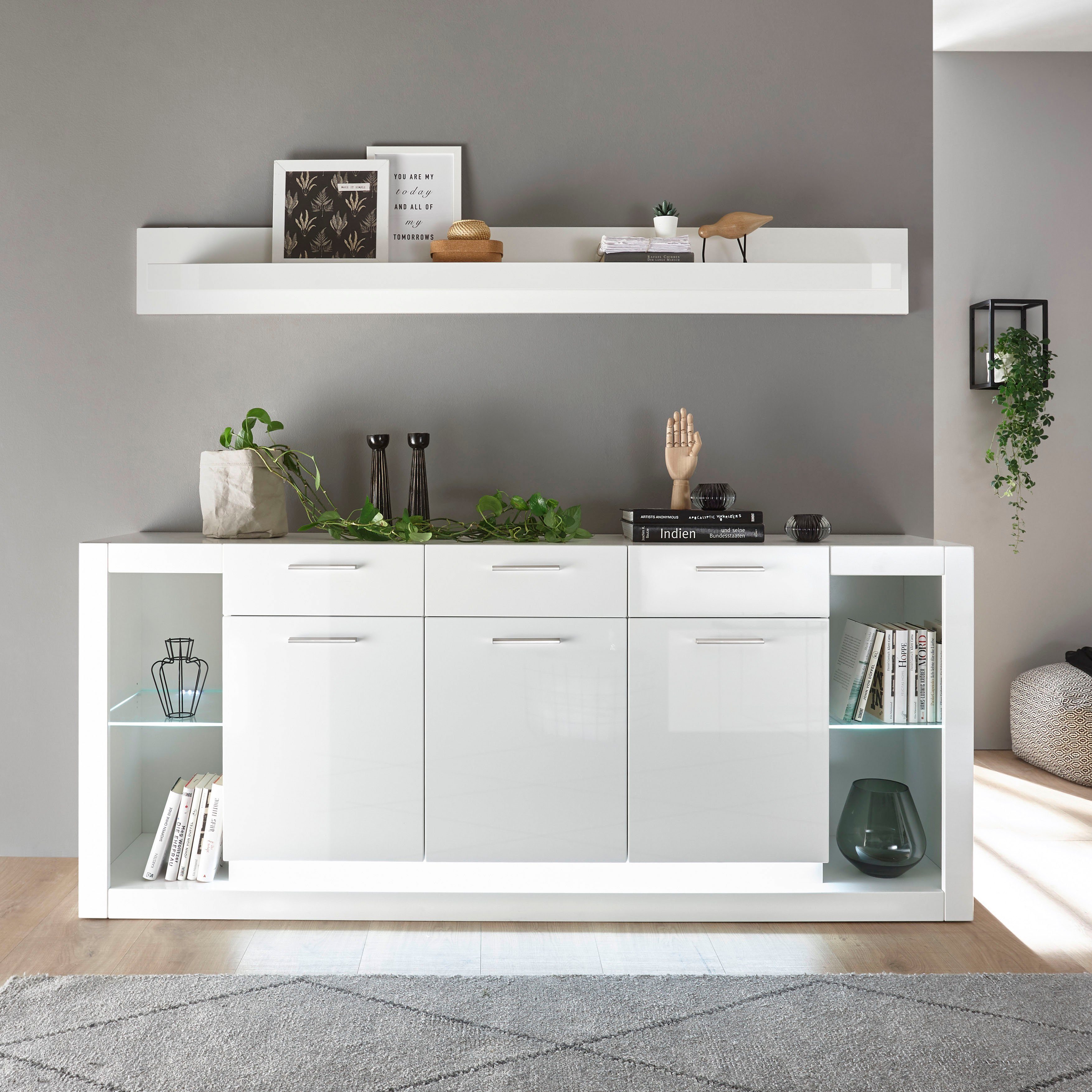 Places of Style Dressoir MERAN Breedte ca. 198 cm