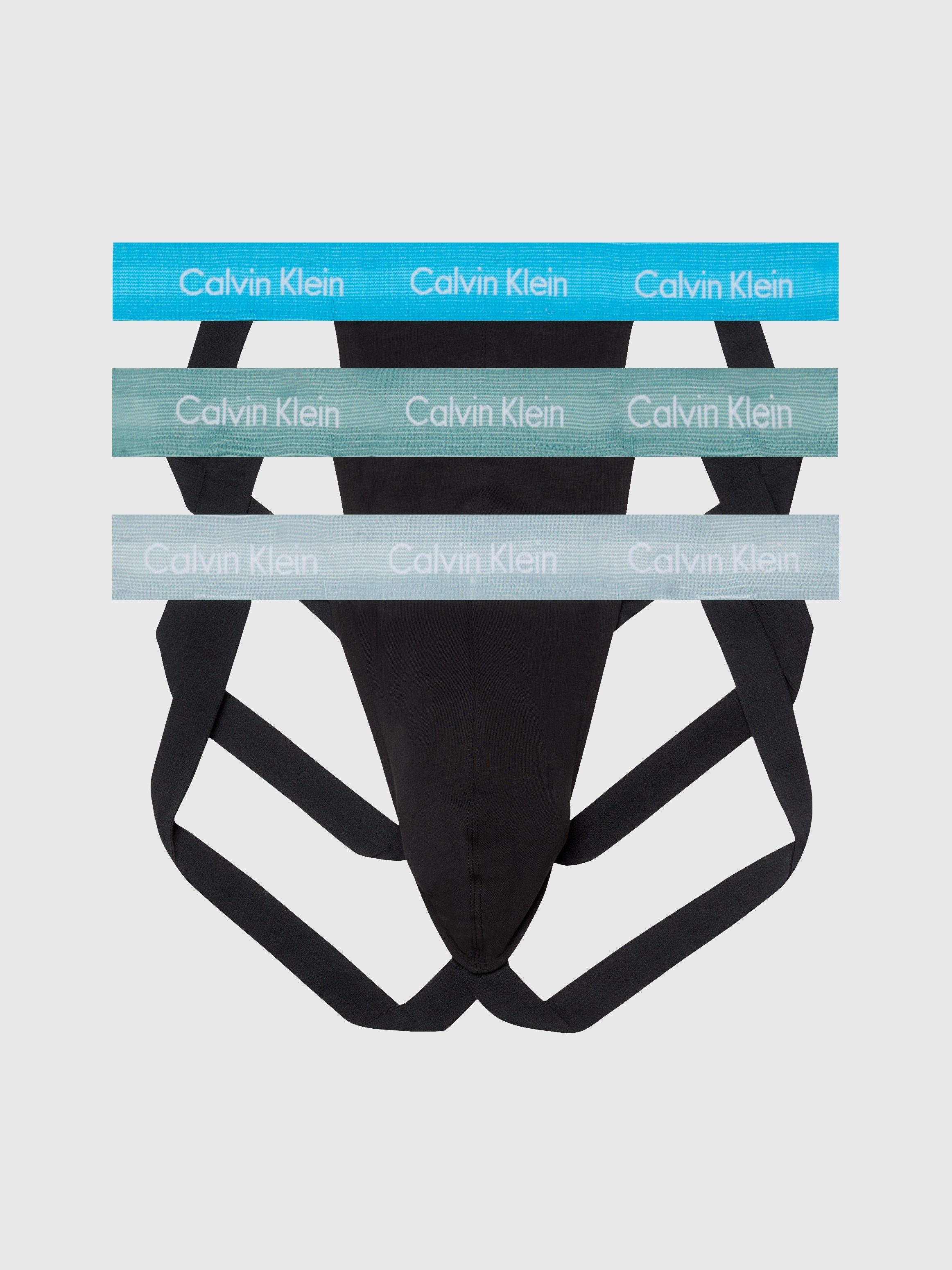 Calvin Klein String JOCK STRAP 3PK met elastische logo-band (3 stuks Set van 3)