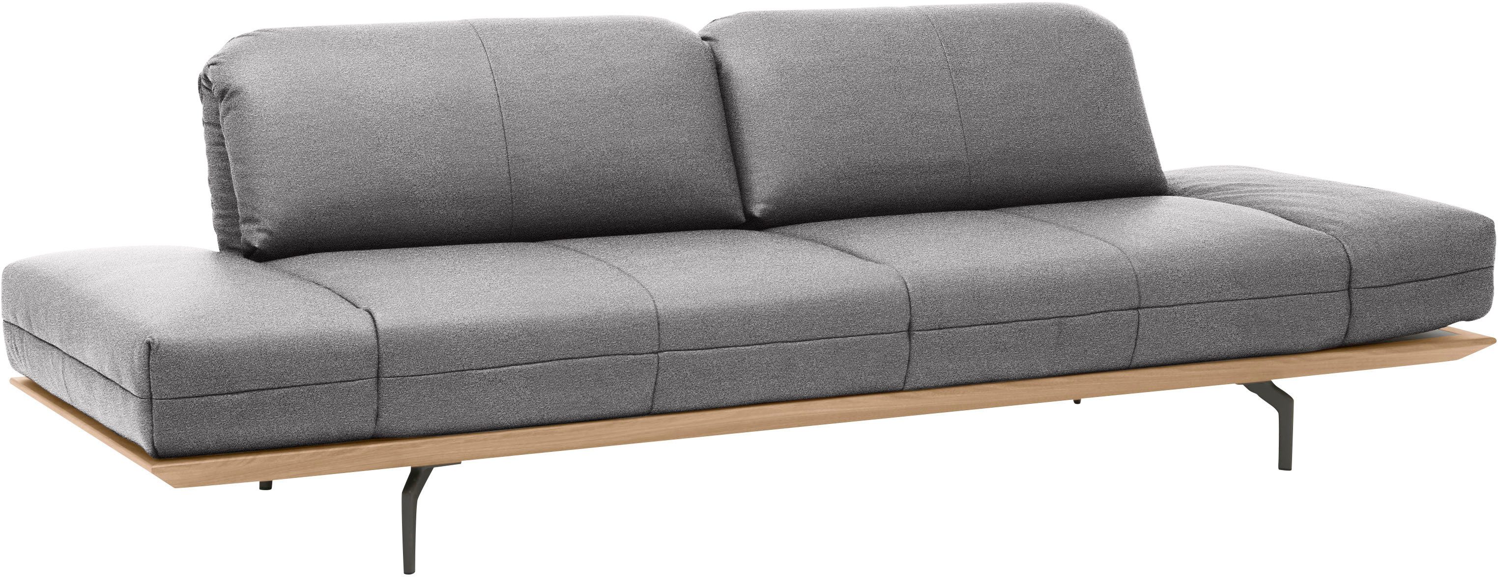 Creation BY ROLF BENZ 3-zitsbank CR.420, design bank, loungesofa in 2 kwaliteiten, houten frame in eiken natuur of noten, breedte 232 cm