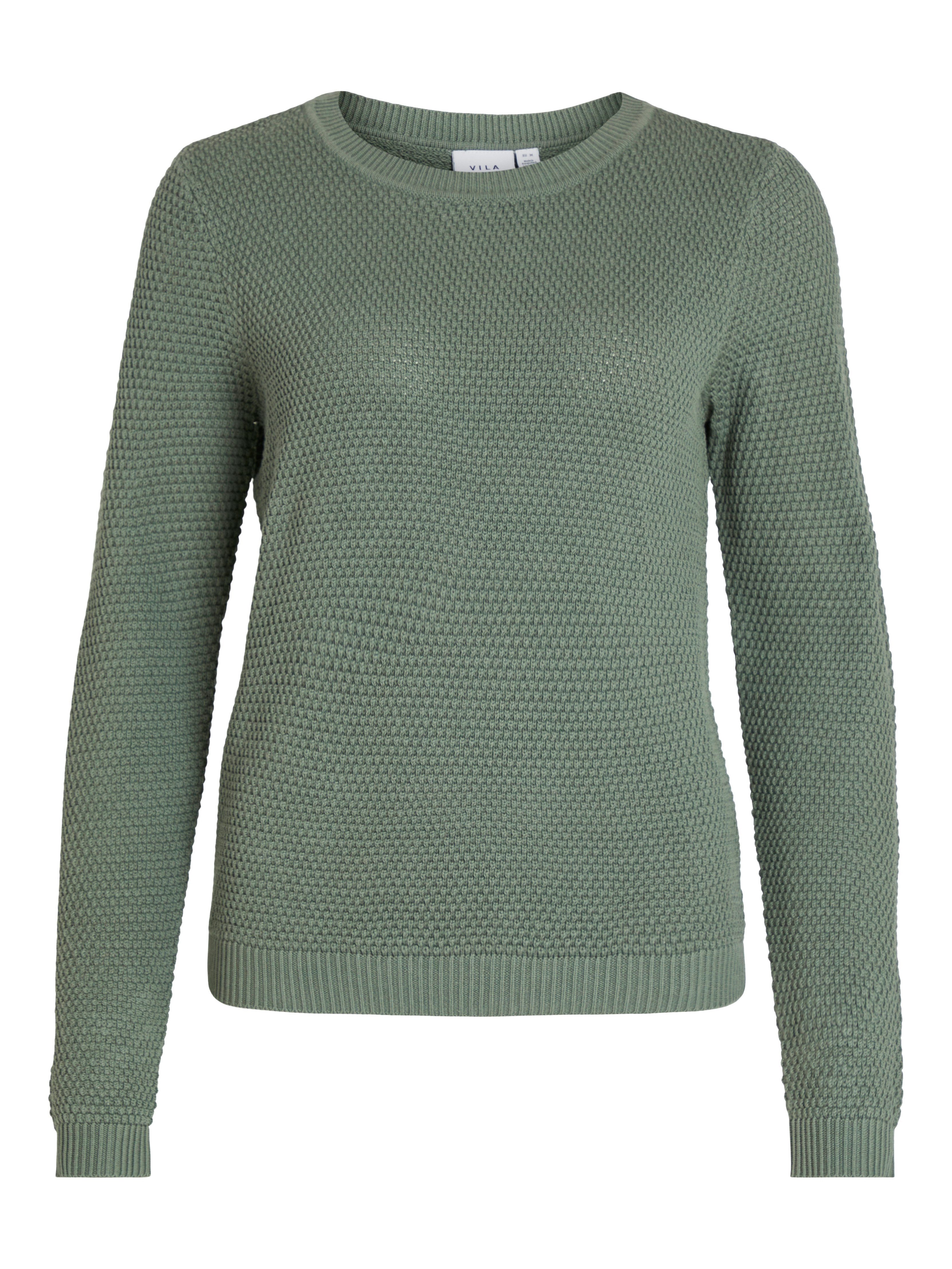 Vila Trui met ronde hals VIDALO O-NECK L/S KNIT TOP- NOOS