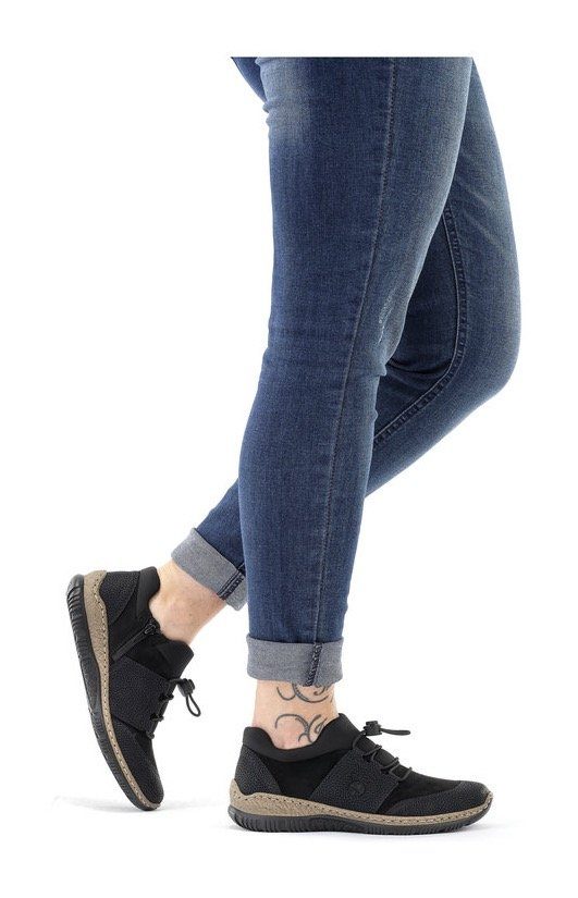 Rieker Slip-on sneakers met elastische rand, zonder sluiting