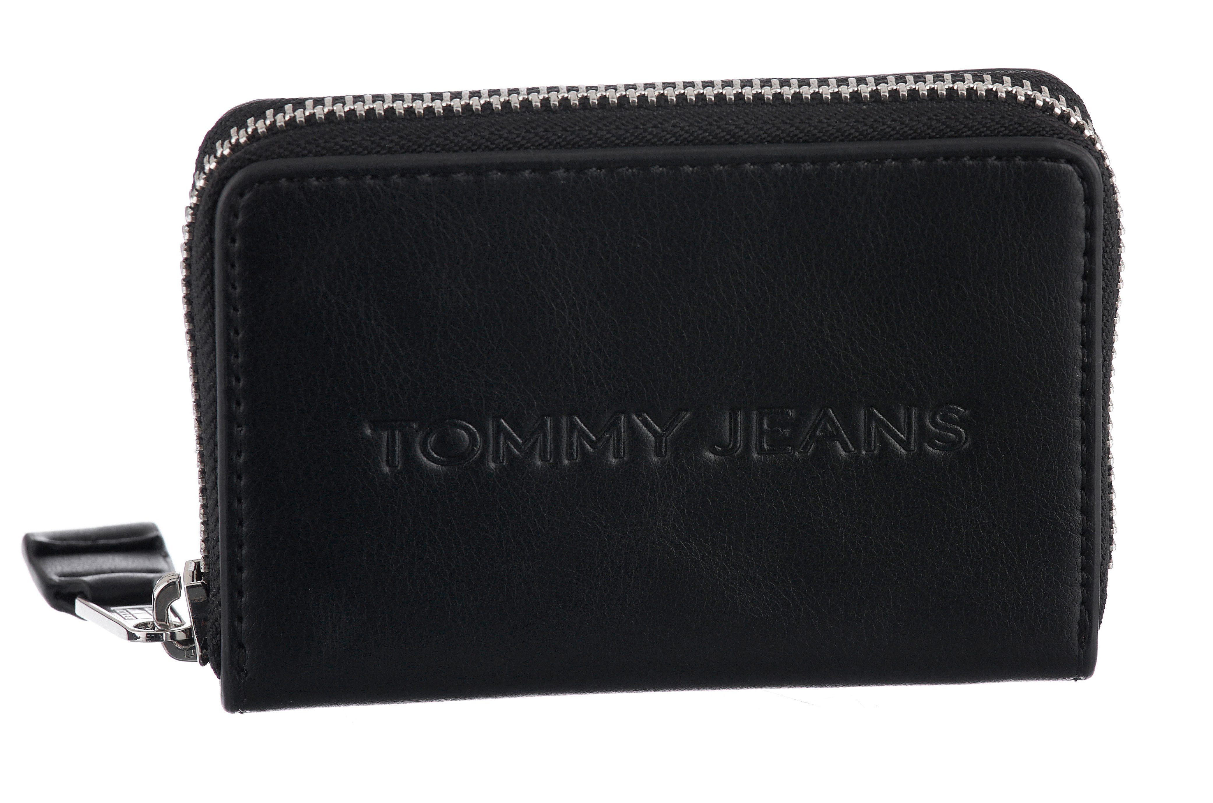 Tommy Hilfiger Zwarte Effen Ritsportemonnee Herfst Winter Black Dames