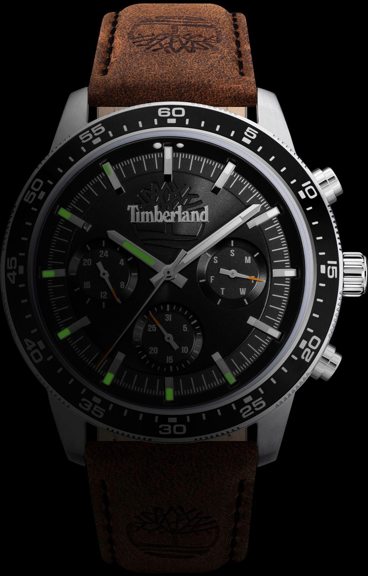 Timberland Multifunctioneel horloge PARKMAN Horloge, quartzhorloge, herenhorloge, datum