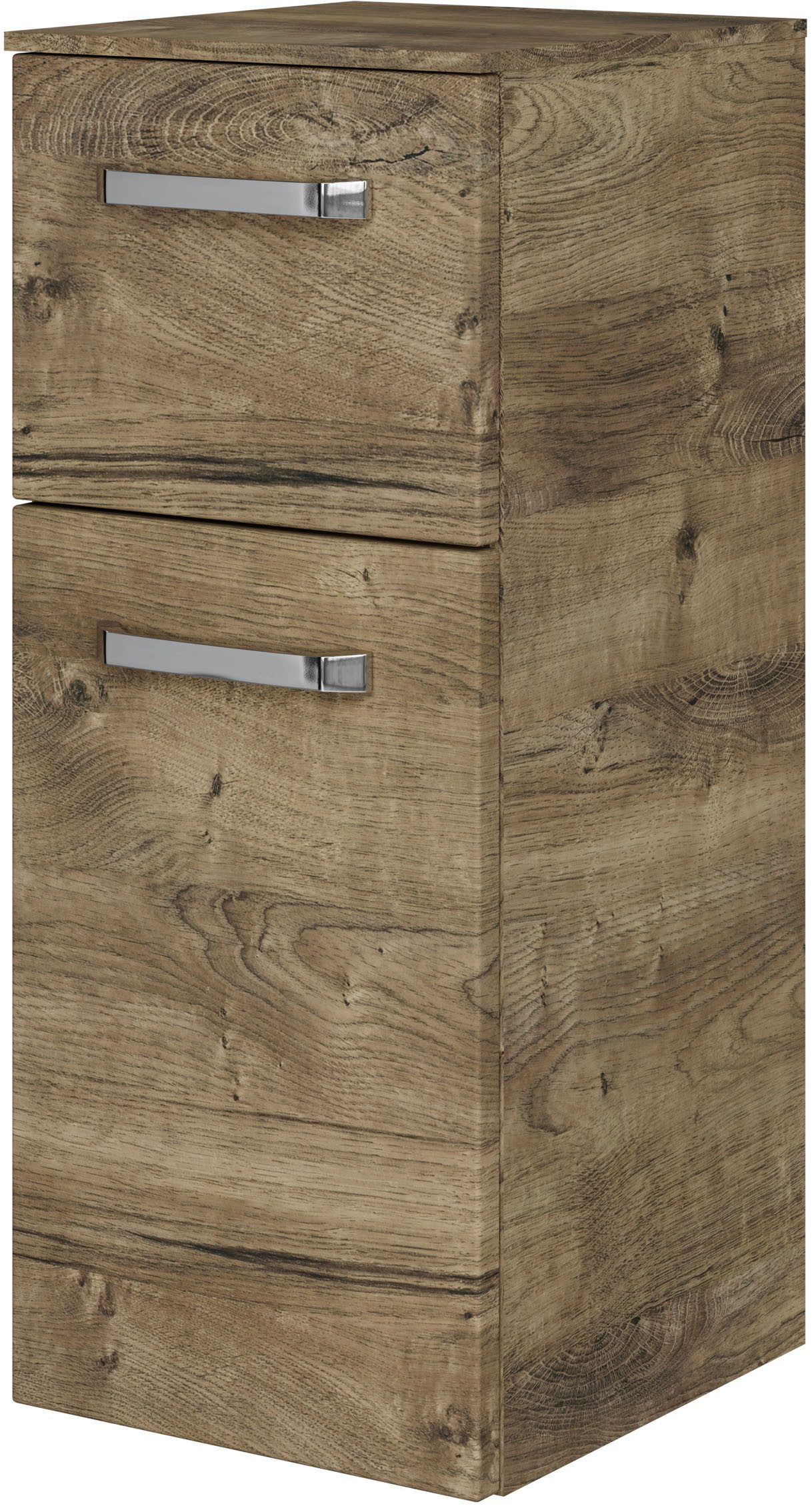 Saphir Badmeubelset Serie 4010 4-delig keramische wastafel met LED-spiegelkast (set)