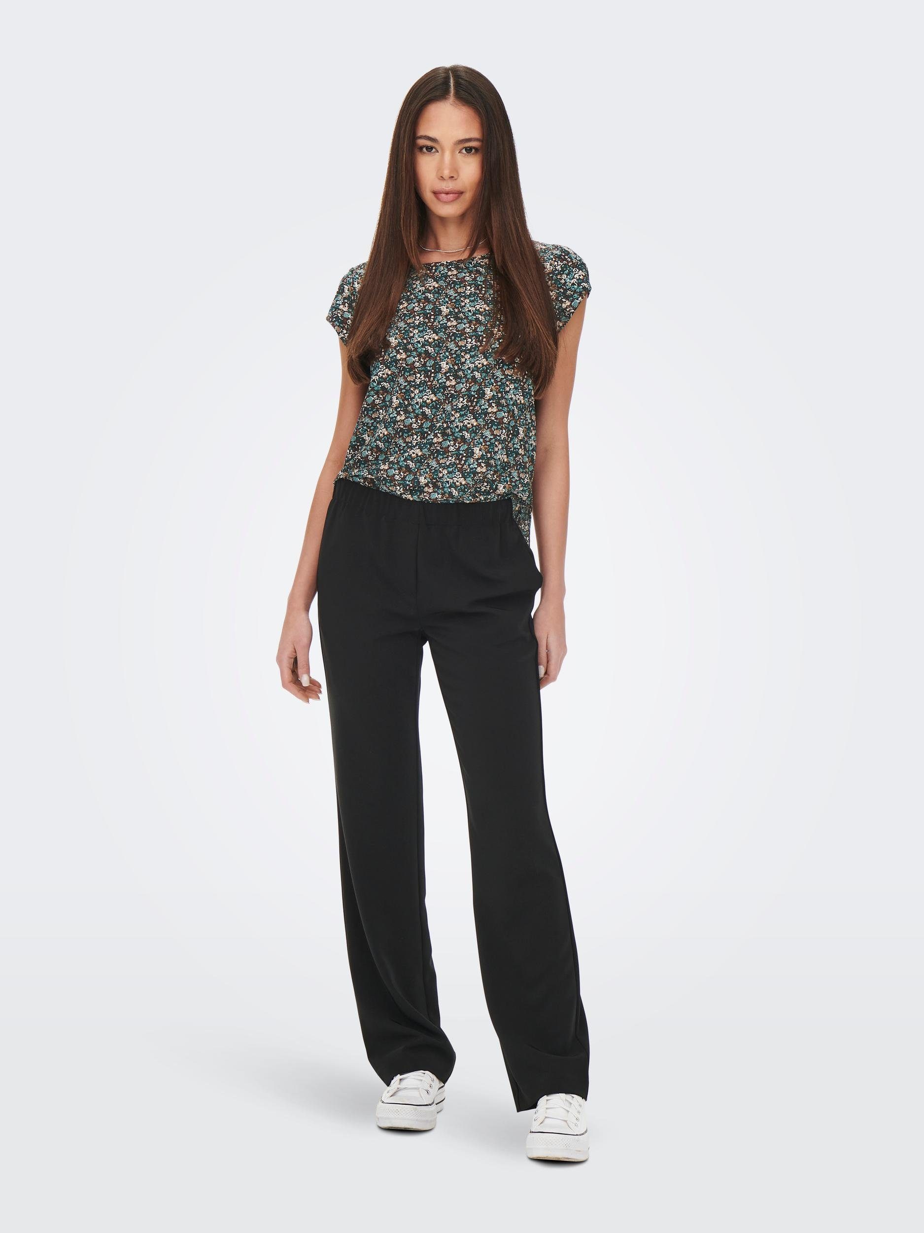 Only Shirtblouse ONLVIC S/S AOP TOP NOOS PTM
