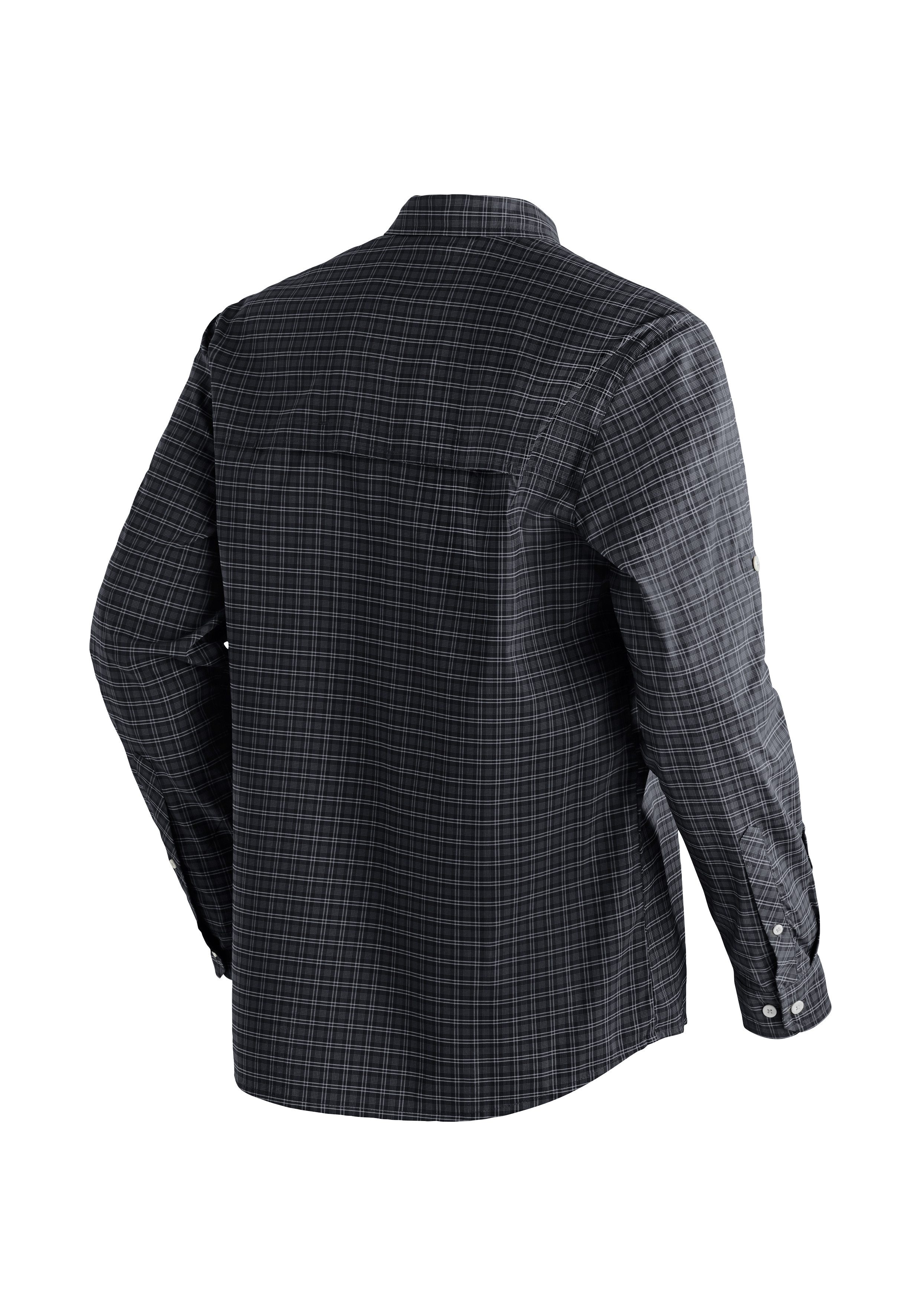 Maier Sports Functioneel shirt Mats L/S herenoverhemd met lange mouwen voor wandelen, reizen en vrije tijd