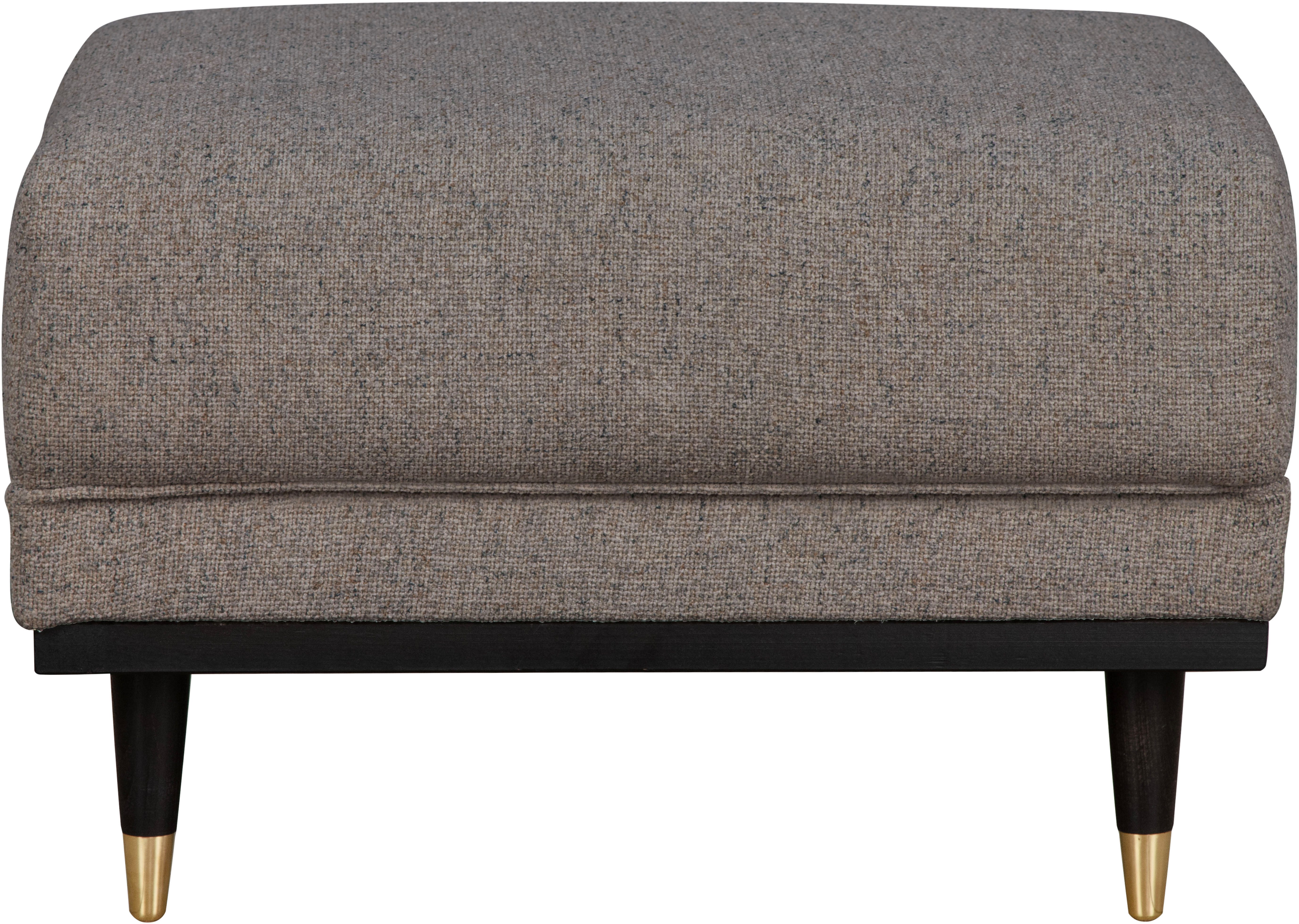 Guido Maria Kretschmer Home&Living Hocker Chamby met houten frame onderaan