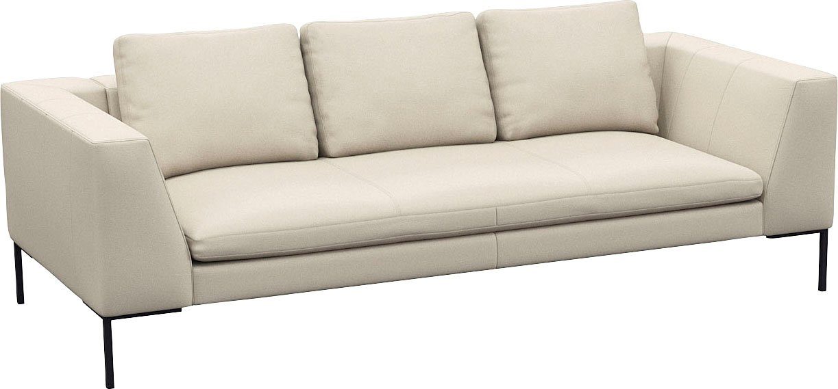 FLEXLUX 3-zitsbank Loano, supercomfortabel zitcomfort door koudschuim in de zitting