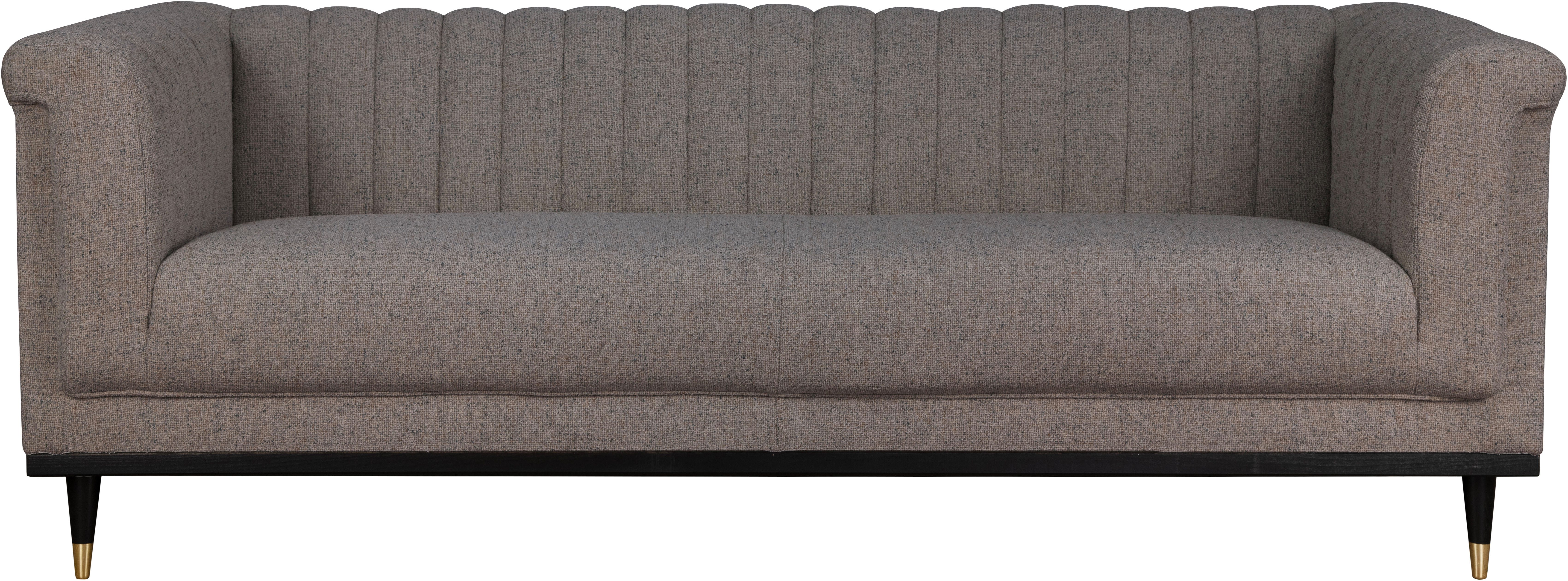 Guido Maria Kretschmer Home&Living 2-zitsbank Chamby met houten rand onder en stiksels bij de leuning