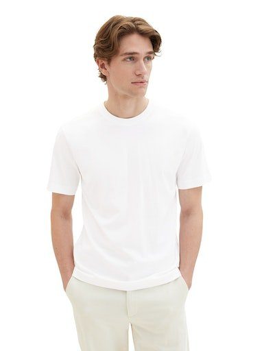 Tom Tailor T-shirt unikleur (set, 2-delig)