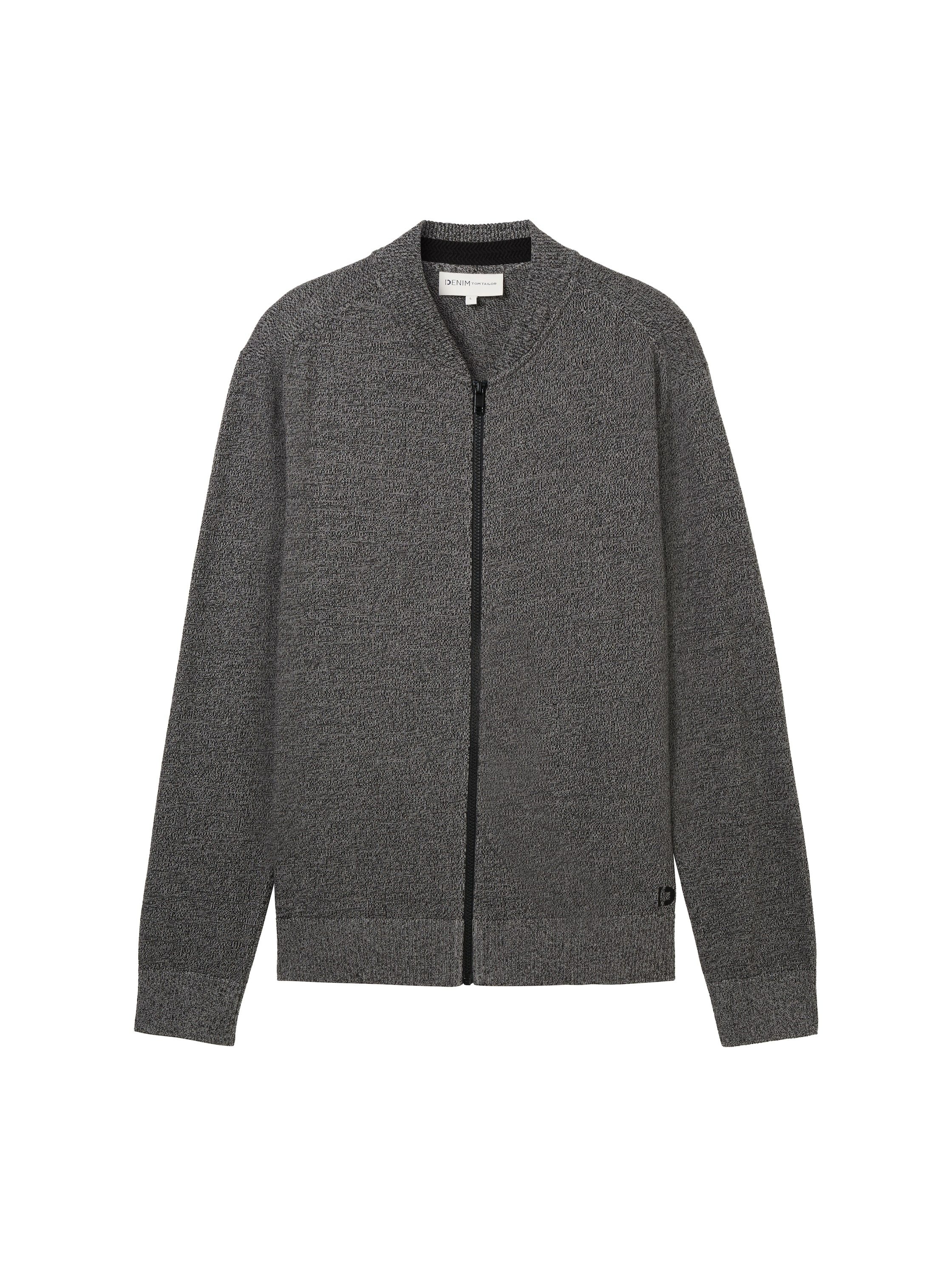 Tom Tailor Denim Vest met een ritssluiting