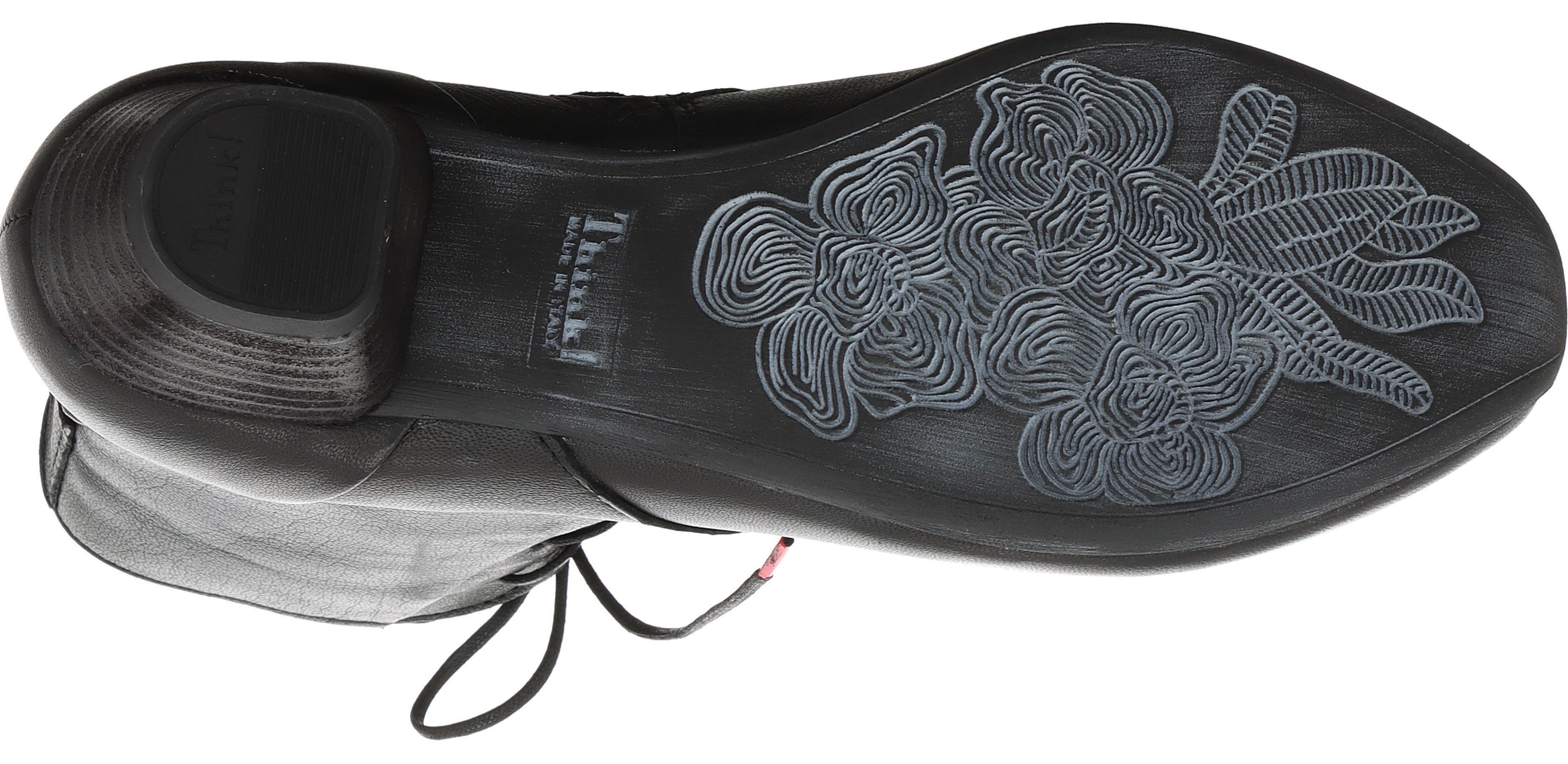 Think! Veterlaarsjes Aida Feestelijke schoen, enkellaars van plantaardig gelooid leer