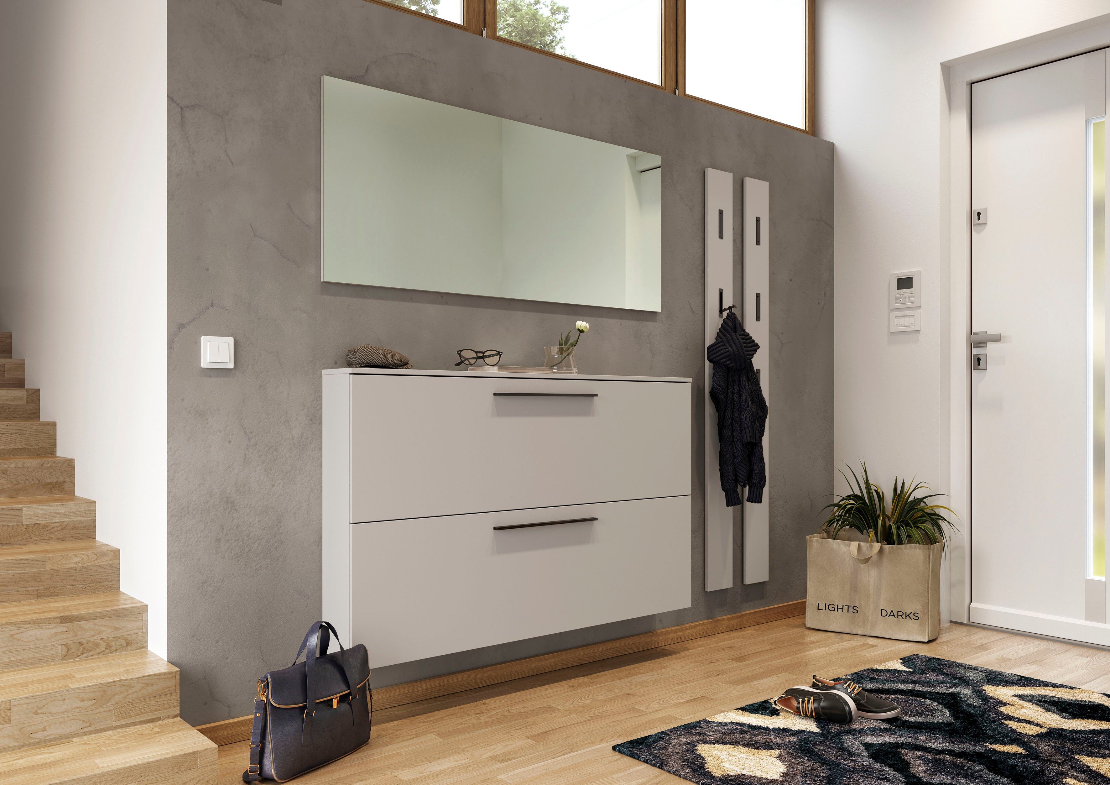 GERMANIA Schoenenkast GW-Utah schoenenkast in 2 breedtes, met 2 of 3 kleppen