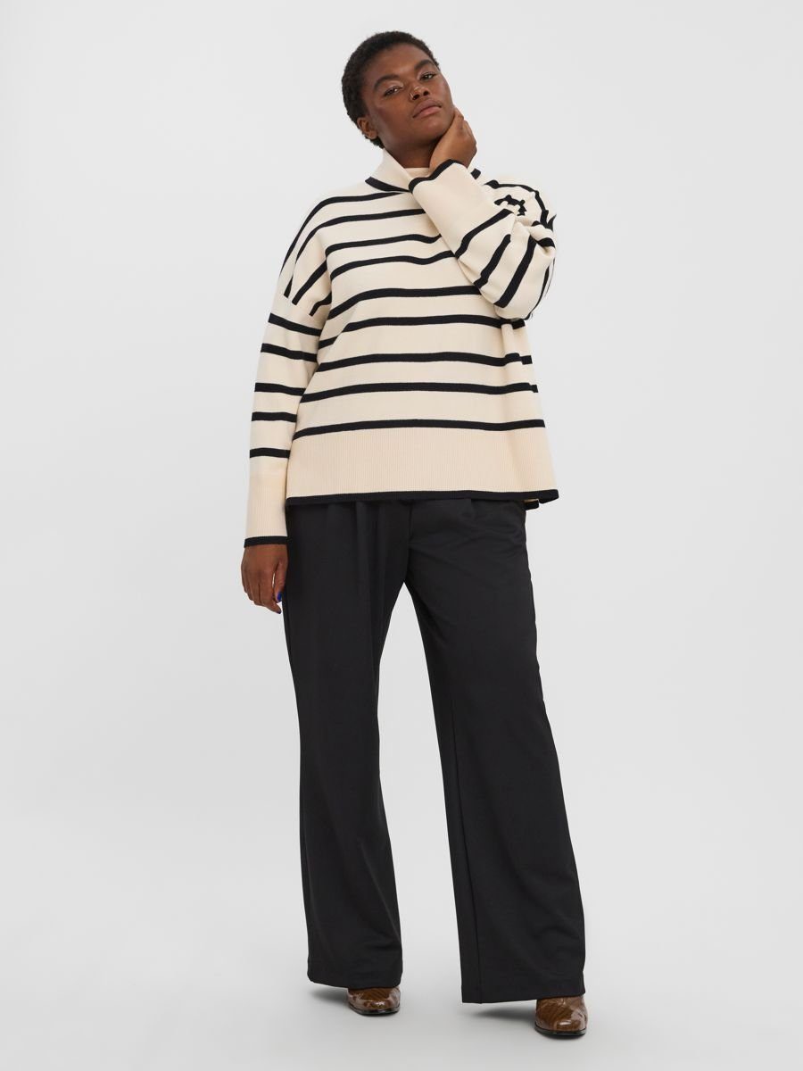 Vero Moda Curve Coltrui VMSABA LS ROLLNECK BLOUSE GA NOOS CUR