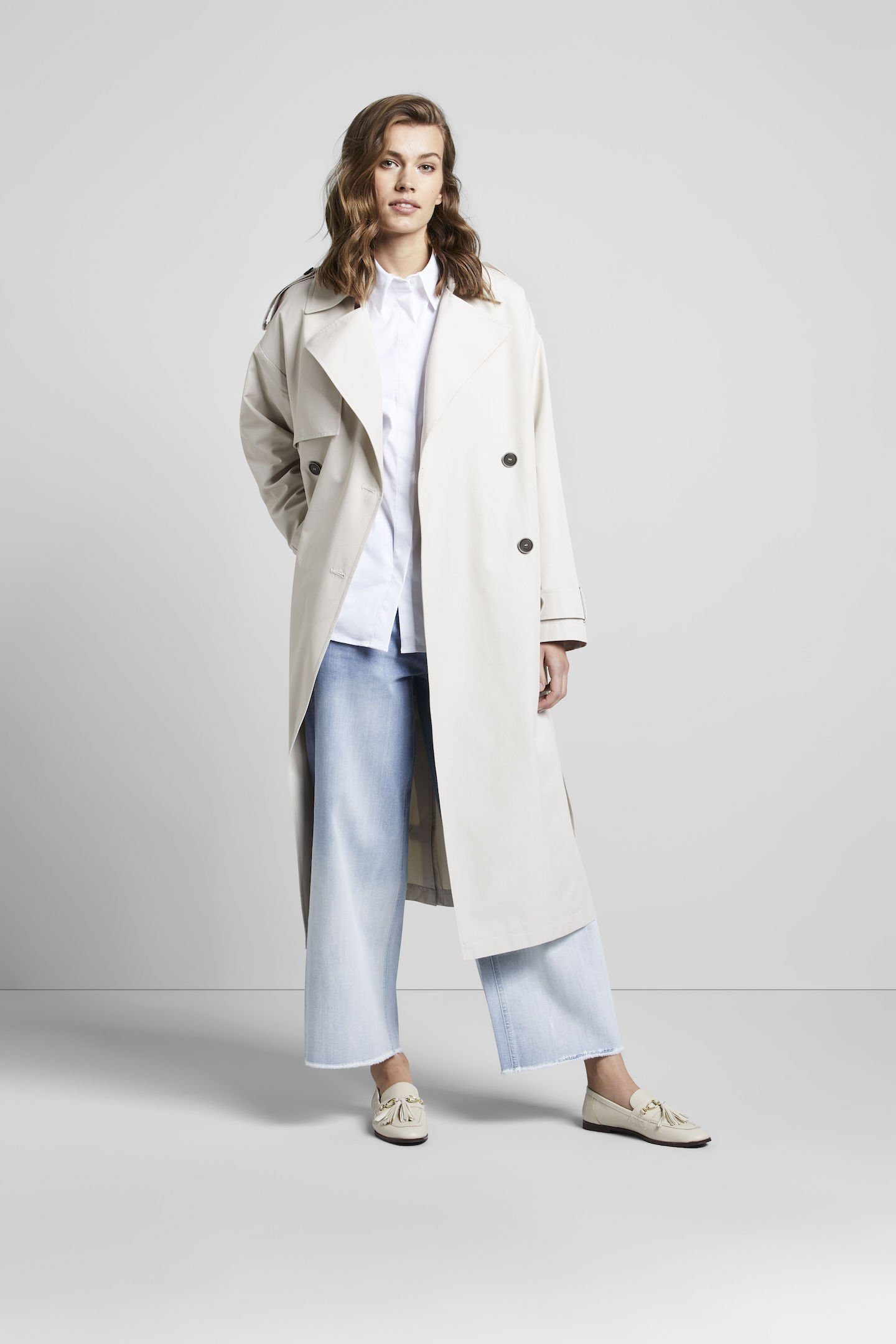 Bugatti Trenchcoat met waterafstotende functie