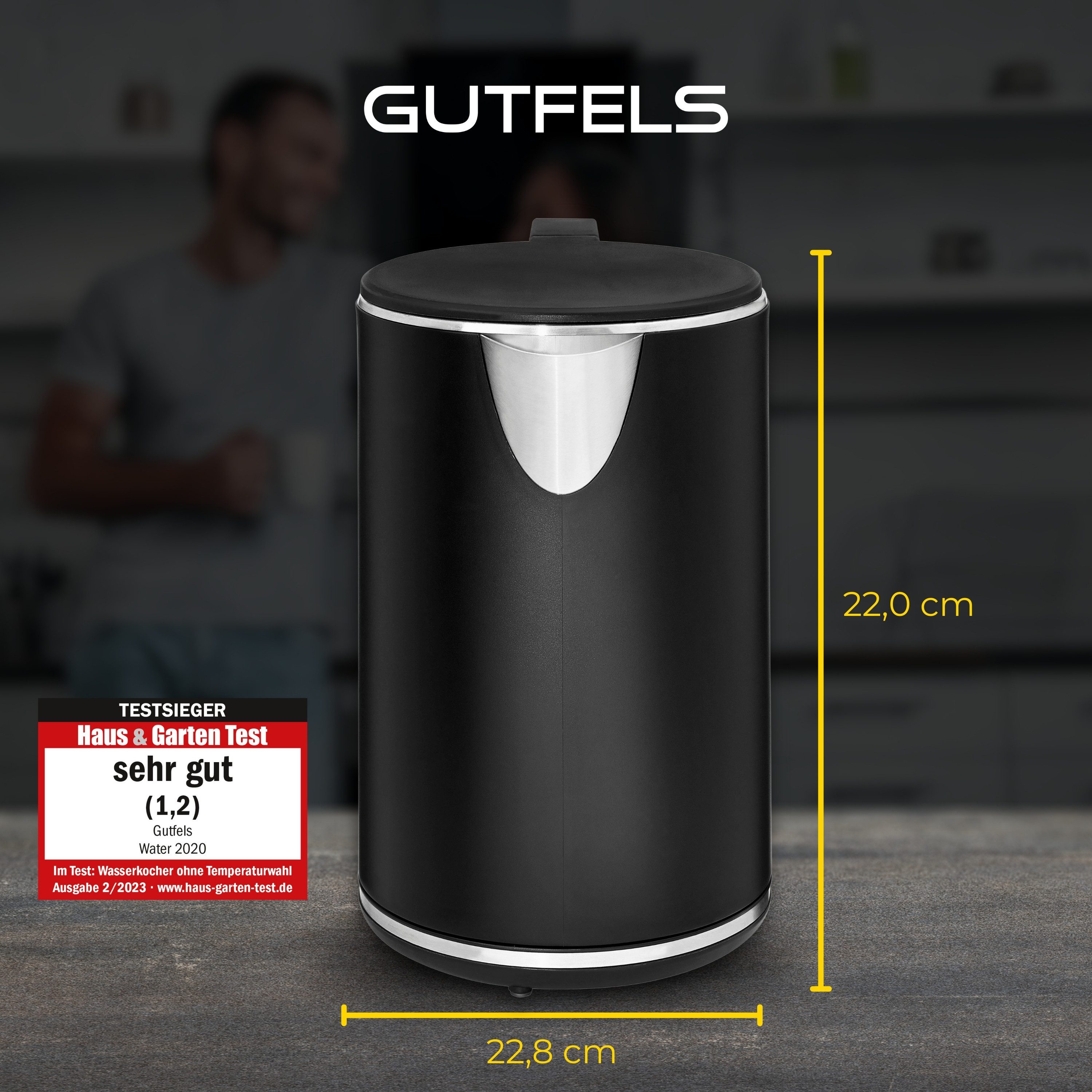 Gutfels Waterkoker WATER 2020, 1 l