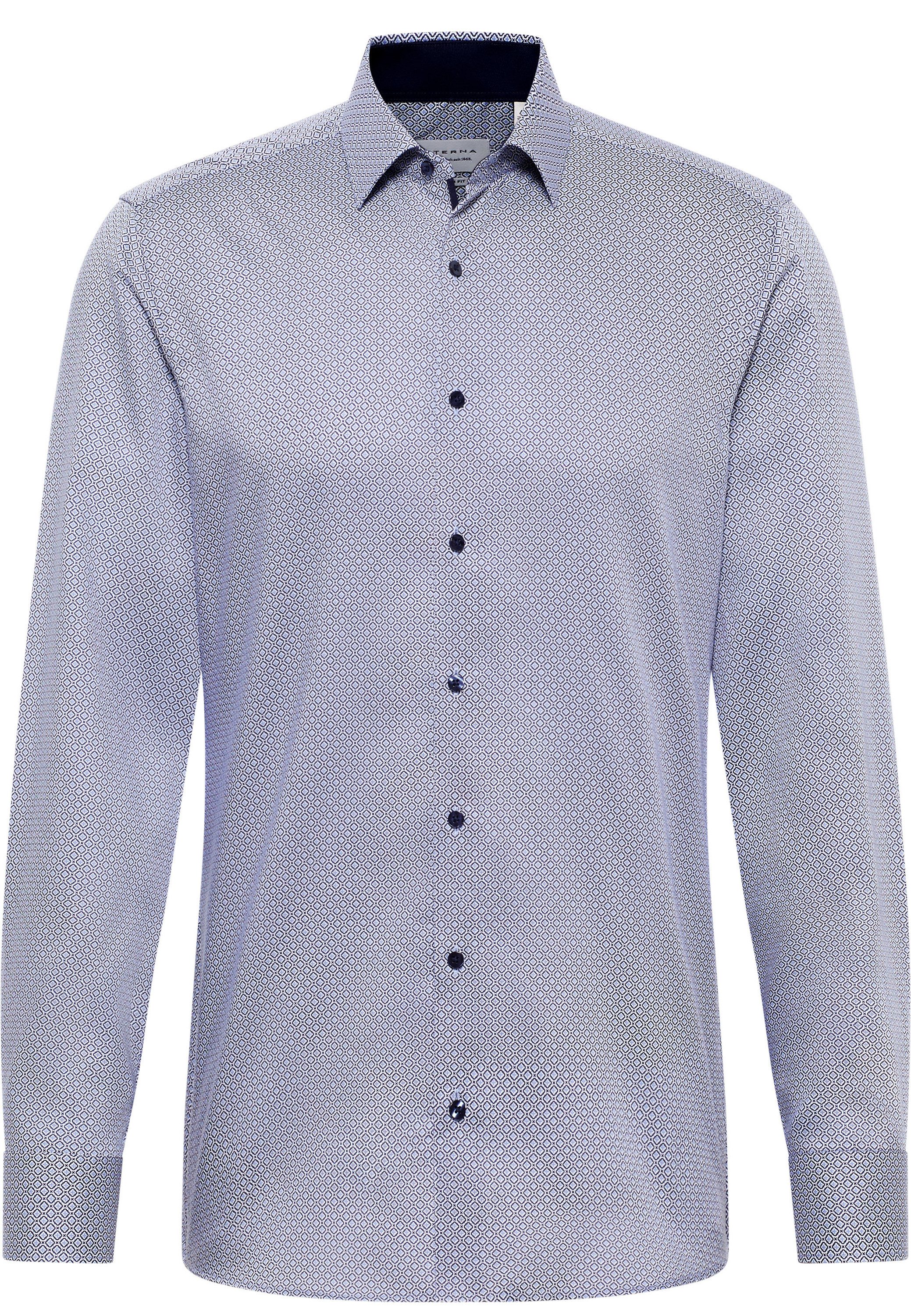 Eterna Overhemd met lange mouwen Slim fit NON IRON (strijkvrij)