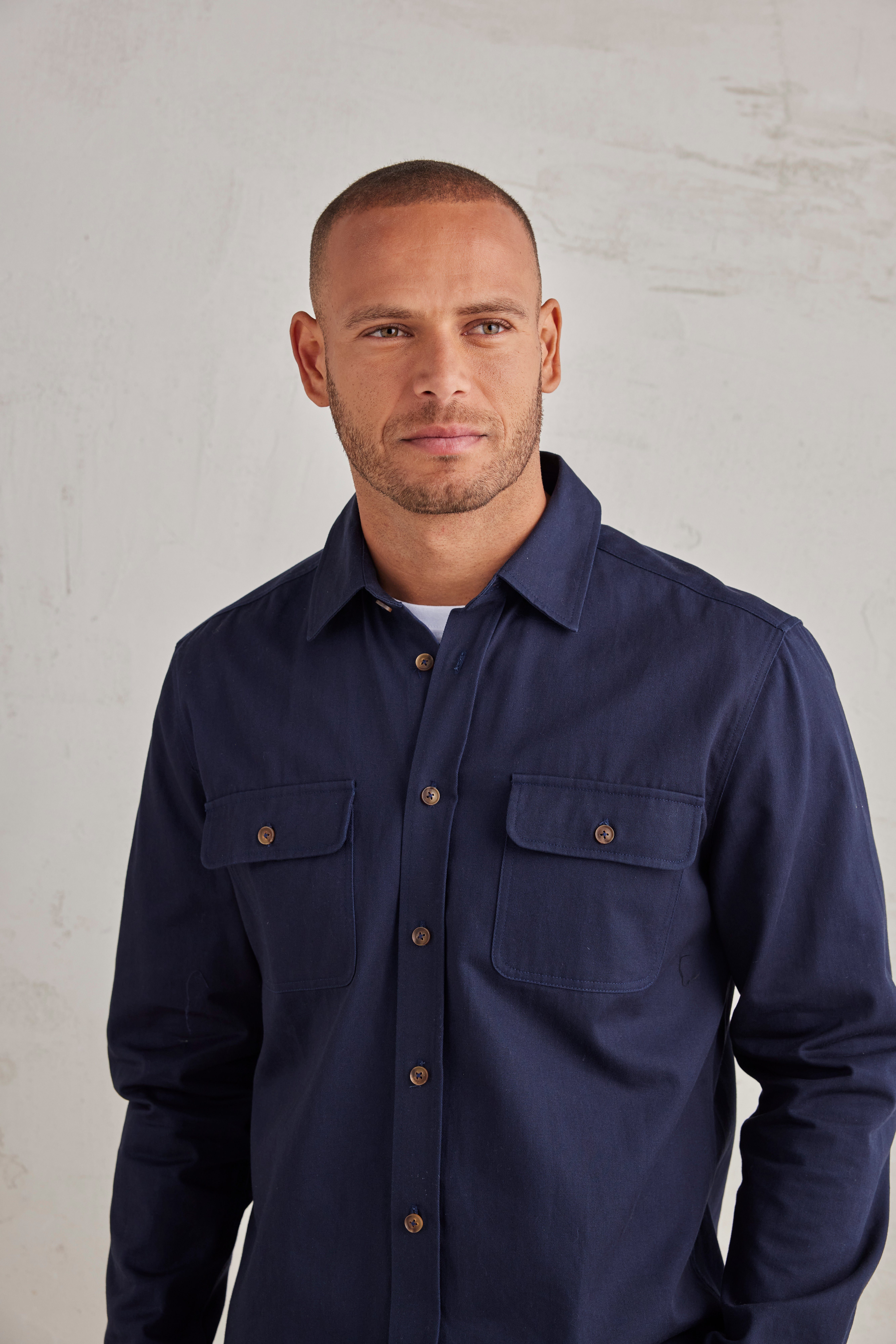 John Devin Overhemd met lange mouwen Coole overshirt