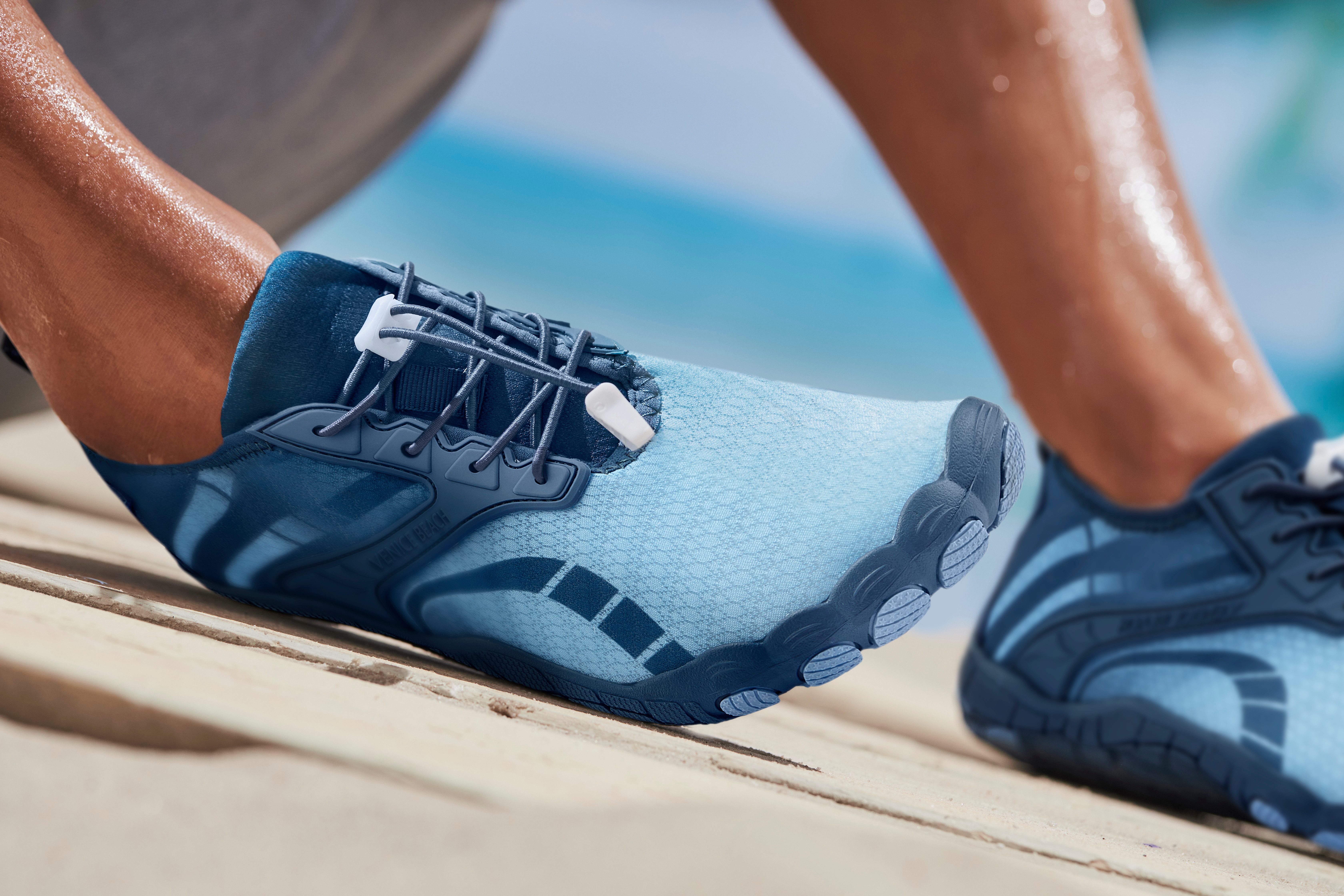 Venice Beach Waterschoenen met koord, badslipper, slipper, waterschoen, unisex vegan