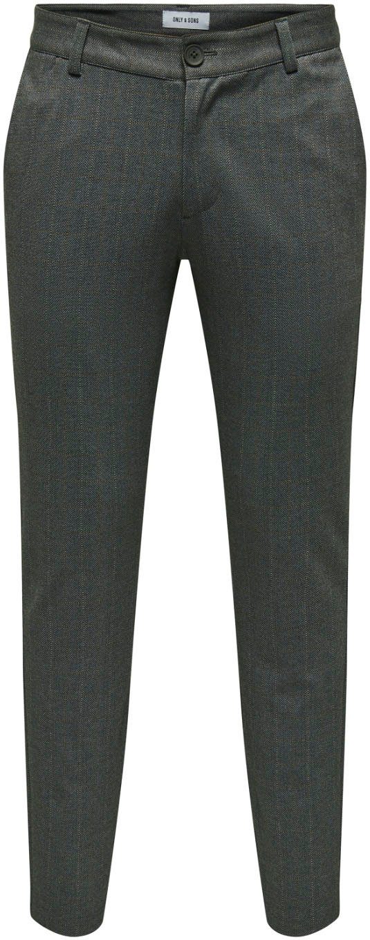 ONLY & SONS Pantalon ONSMARK SLIM 02093 HERRINGBONE PANT NOOS